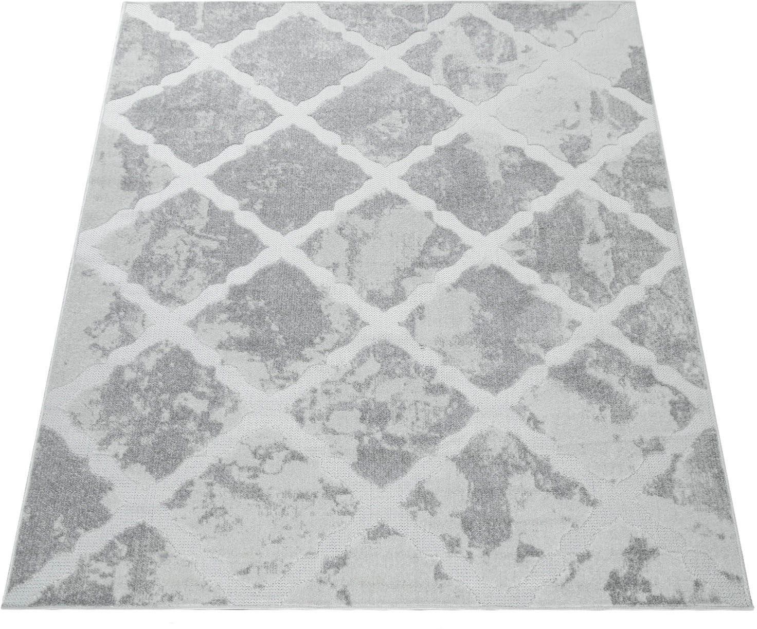 Image of Paco Home Teppich »Stilo 859«, rechteckig, 13 mm Höhe, Hoch-Tief-Struktur, In- und Outdoor geeignet, Wohnzimmer bei Ackermann Versand Schweiz