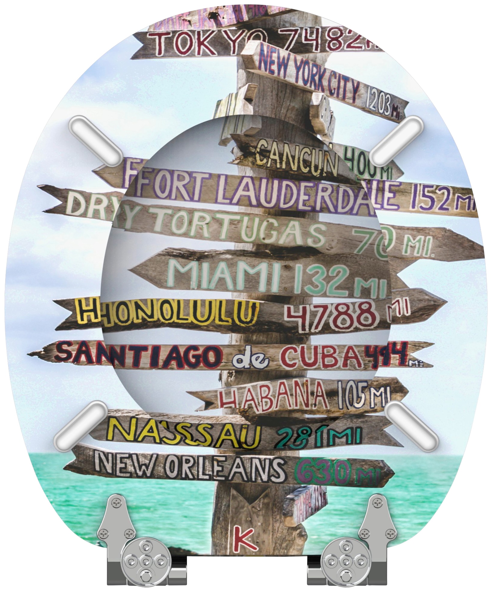 Sanilo WC-Sitz »Key West« mit Absenkautomatik