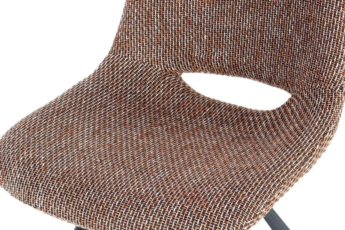 Kayoom Stuhl »Josephine 325 2er-Set , zeitloses Design, mit geometrischer Aussparung« (Set) 2 Stk.pflegeleicht, schlicht, weiche Polsterung für angenehmes Sitzgefühl