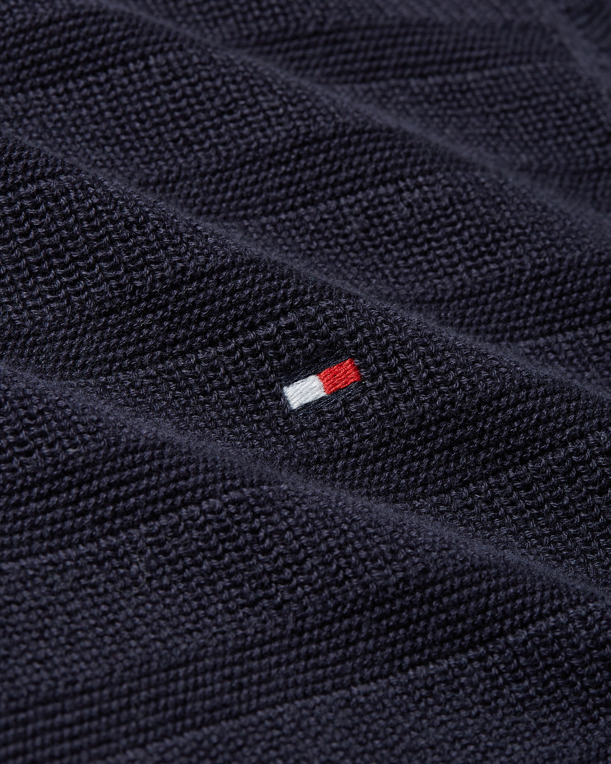 Tommy Hilfiger Troyer »STRIPE STRUCTURE ZIP MOCK«, mit modischer Struktur