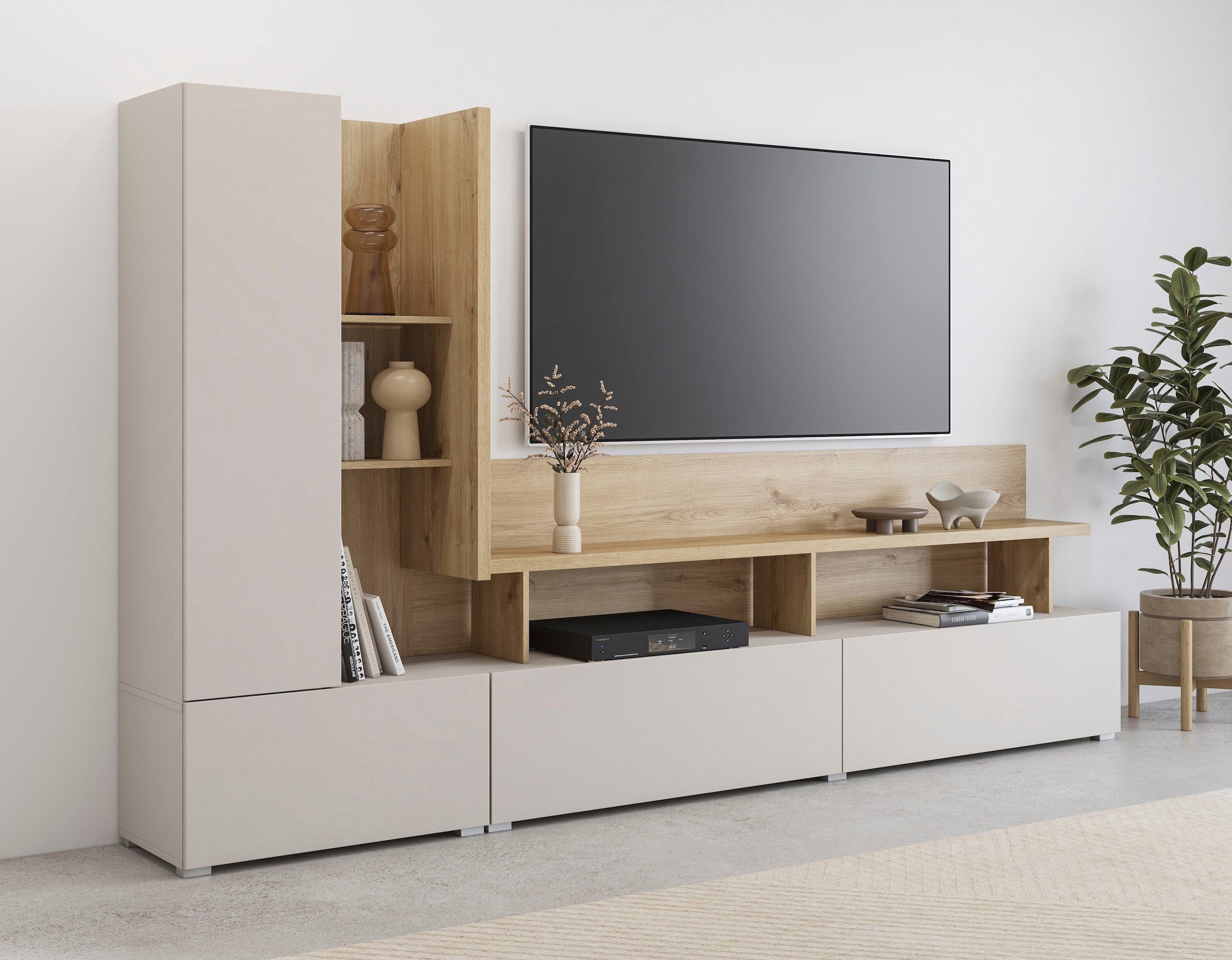 Image of Home affaire Wohnwand "Serio" Komplett-Set, 1 Stk. tlg.