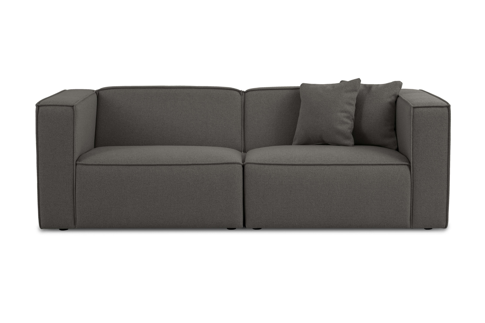 GOODproduct 3-places »Tammie« Breite 222 cm, Webstoff fein, bodentief, mit Wellenunterfederung