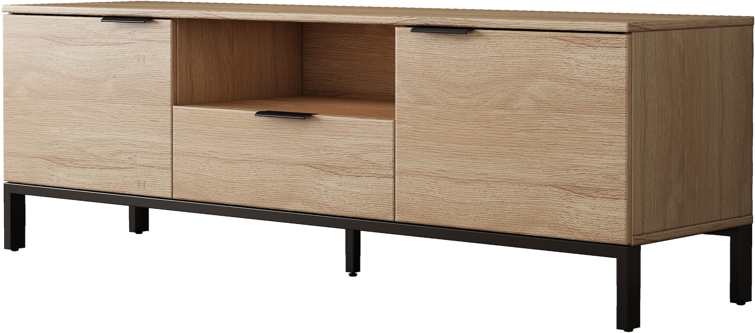 GOODproduct Tableau TV »Jorinde« Melaminoberfläche, flexibler Stauraum und robustes Metallgestell