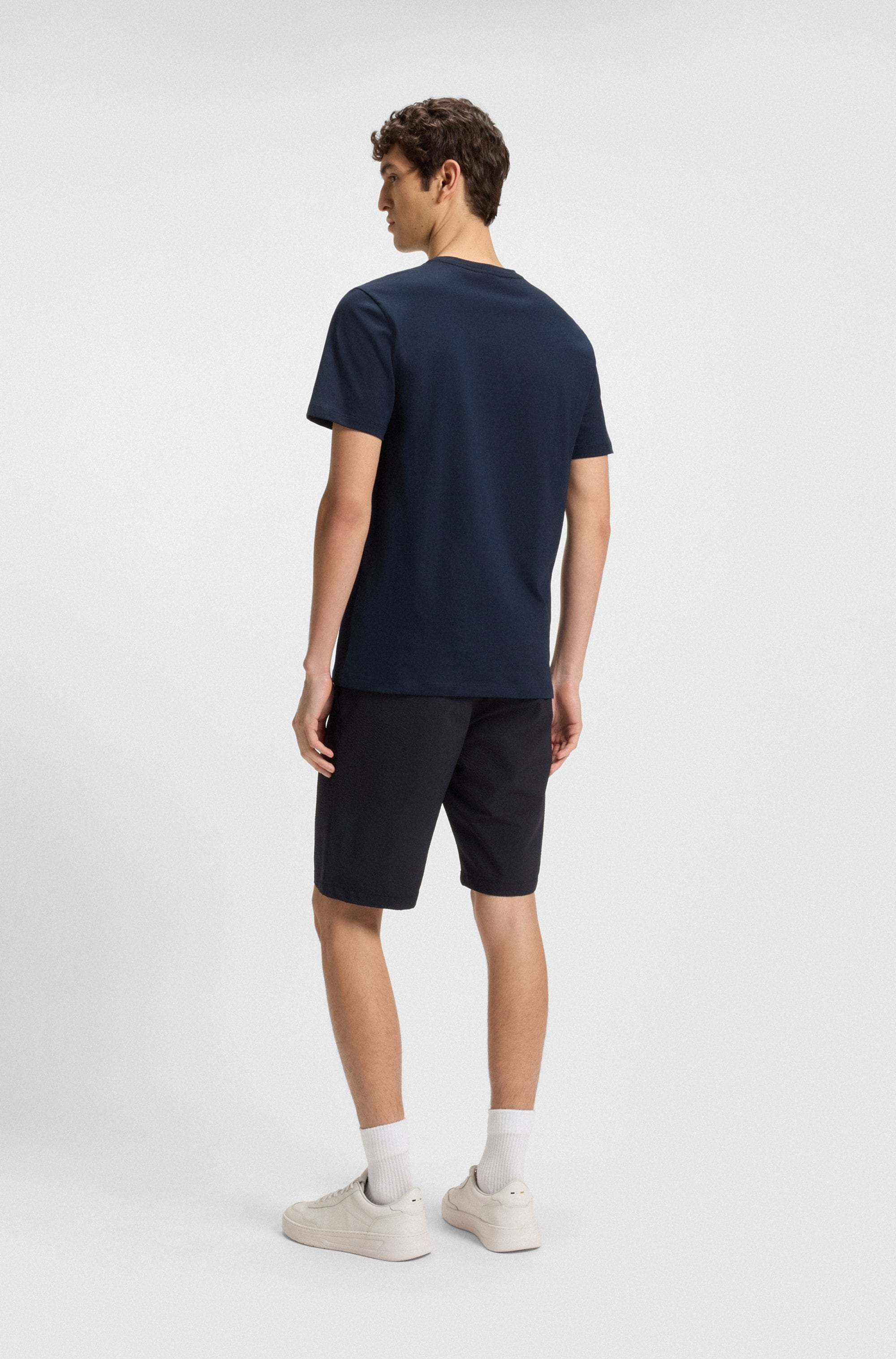 BOSS ORANGE Chinoshorts »Chino-tapered-DS-1«, mit Kordelzug