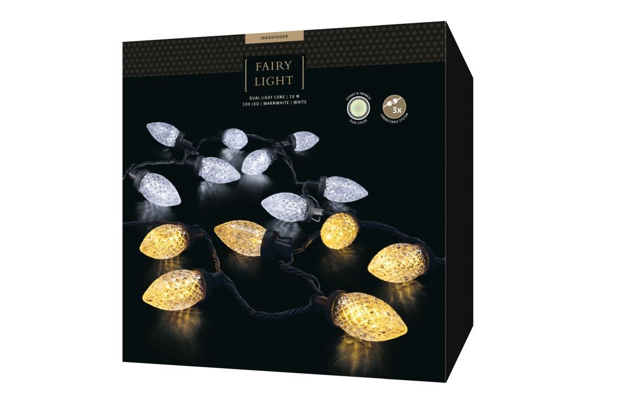 STT Guirlande lumineuse »Dual light cone 100 LED, 10 m«