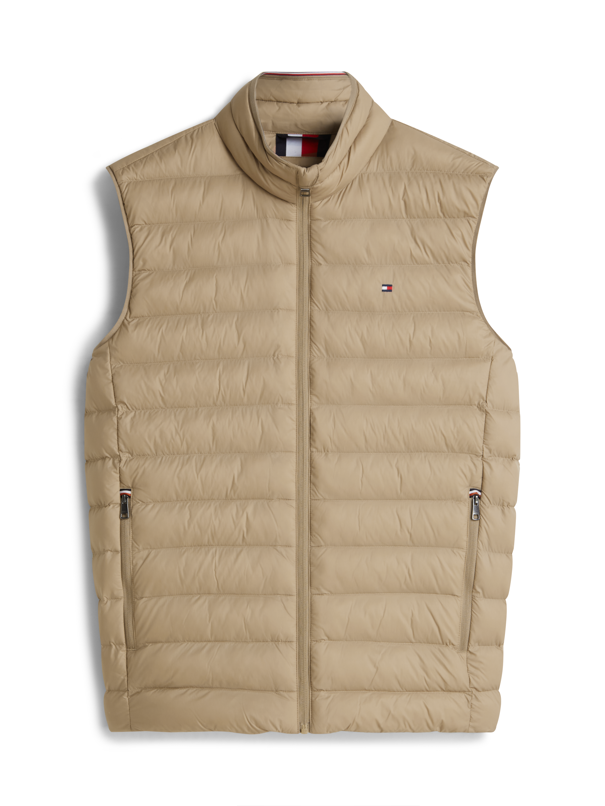 Tommy Hilfiger Gilet matelassé »PACKABLE RECYCLED VEST« avec broderie du logo