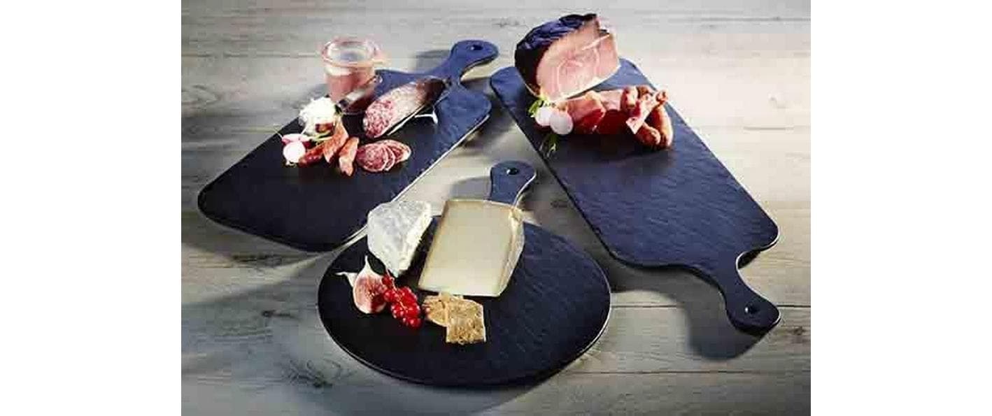 APS Servierplatte »Slate Rock 30 cm« Schieferplatte
