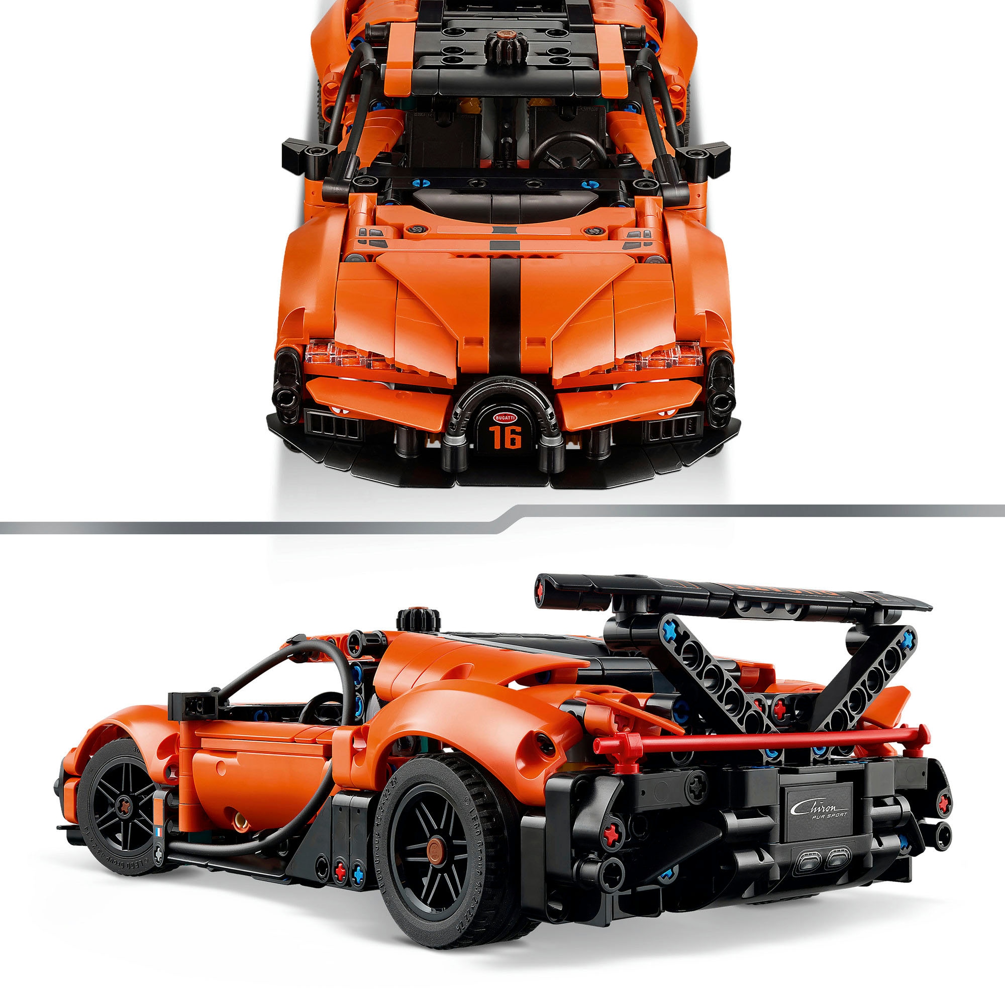 LEGO® Pions de construction »Bugatti Chiron Pur Sport Hypercar (42222), LEGO Technic«