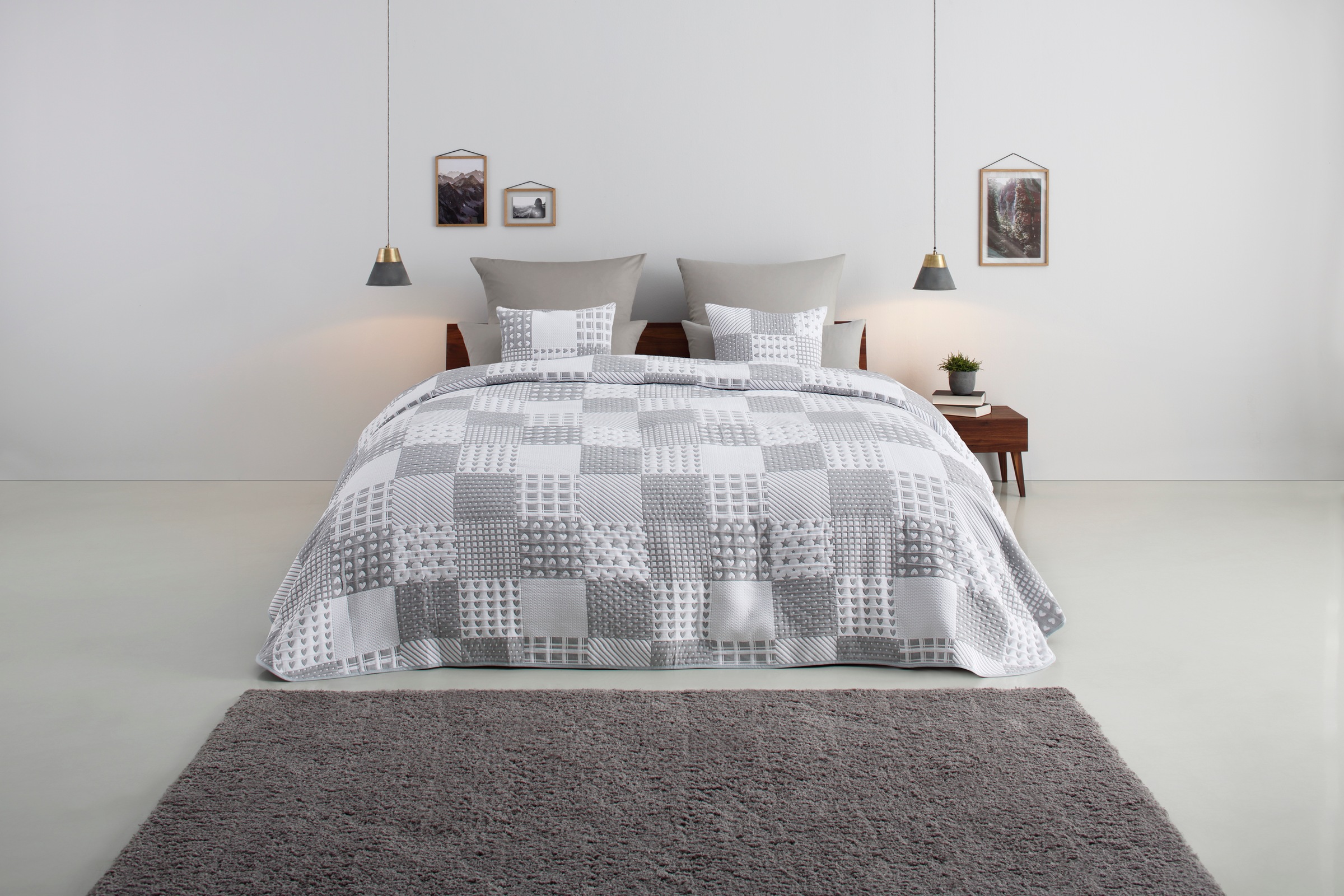 Image of GOODproduct Tagesdecke "Gretje gesteppte Tagesdecke für Kinder, Tagesdecke im Patchwork-Design"