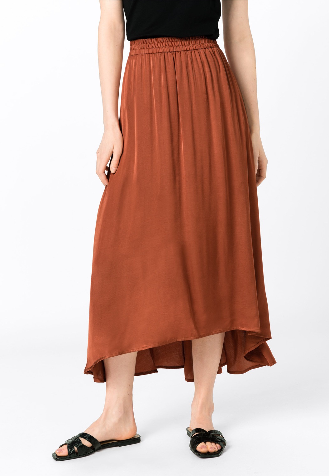 Satinrock »Midirock aus Satin«