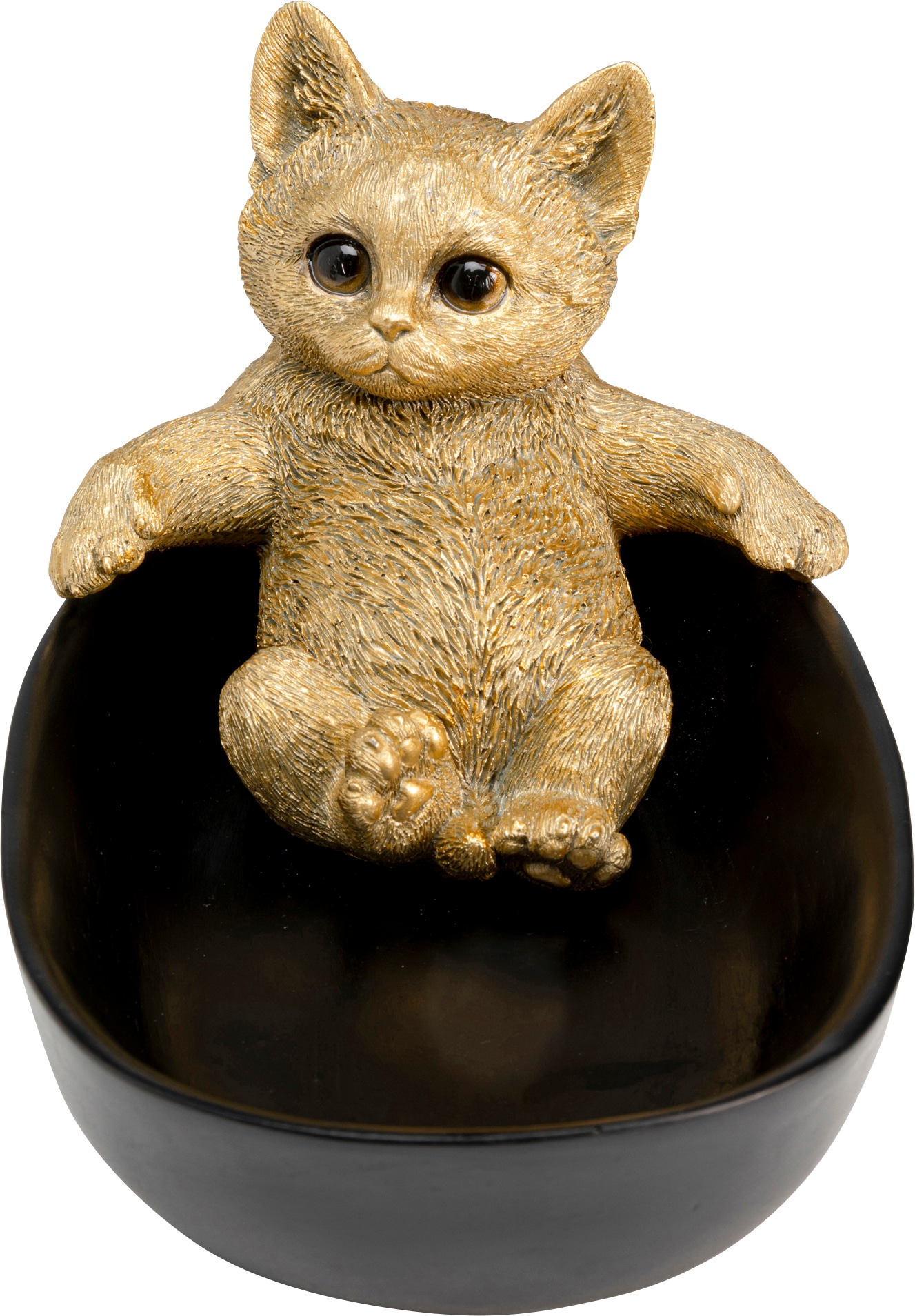 Image of Kare Design Schale "Bathing Cat 20cm" aus Polyresin (Kunststein) aus Polyresin