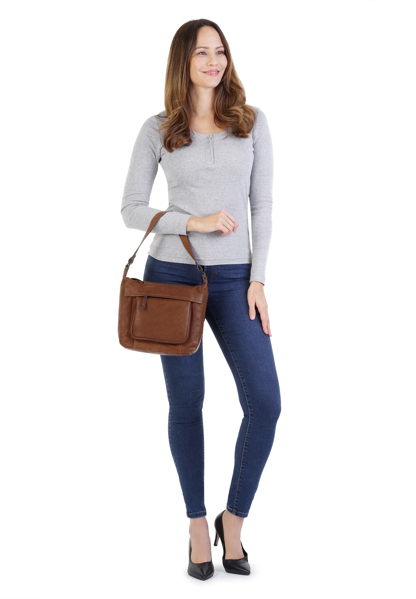 X-Zone Sac à bandoulière echt Leder