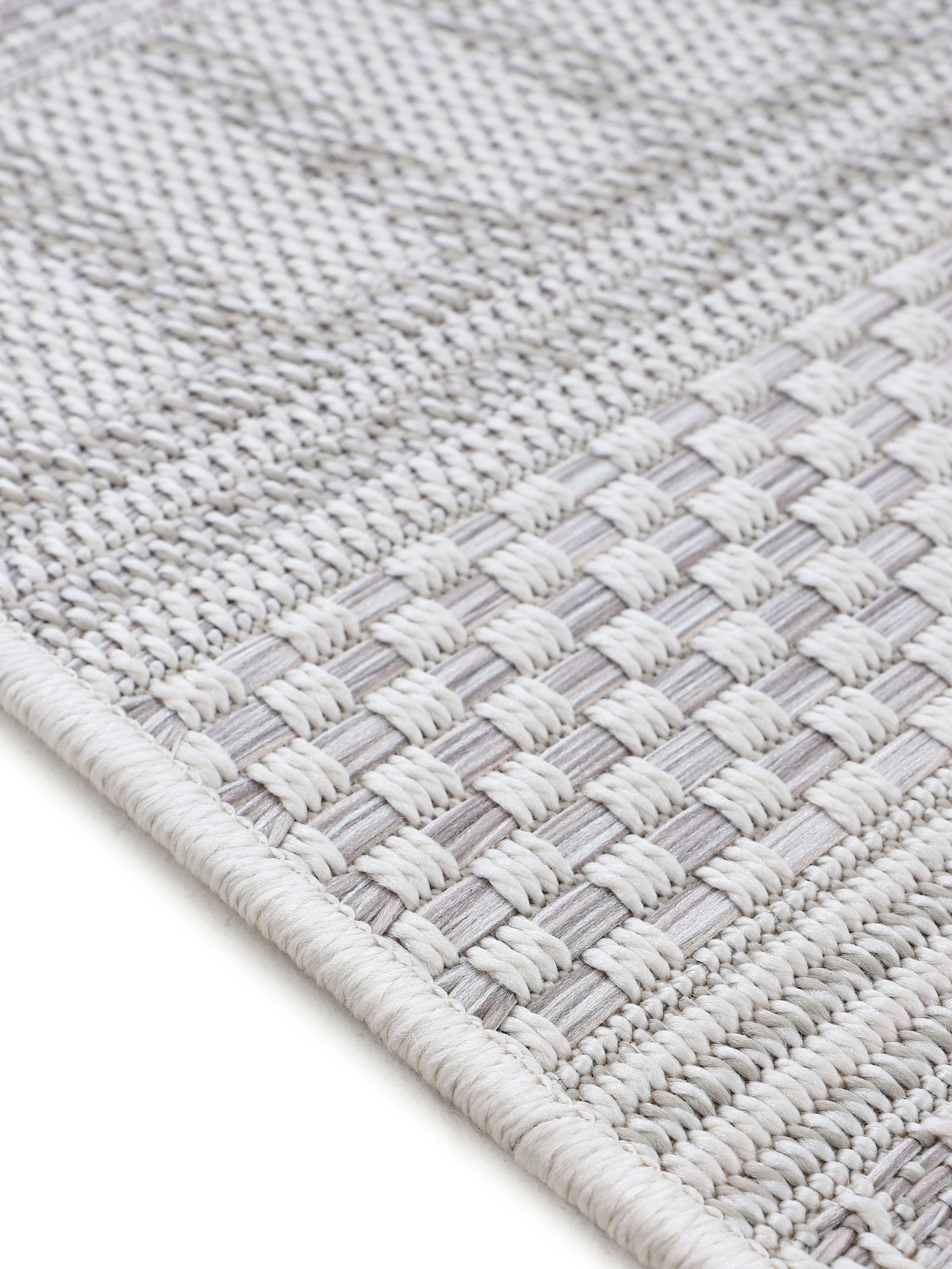 carpetfine Läufer »Boho 100«, rechteckig, 4 mm Höhe, robustes Flachgewebe, Sisal Optik, UV-beständig, Aussenbereich