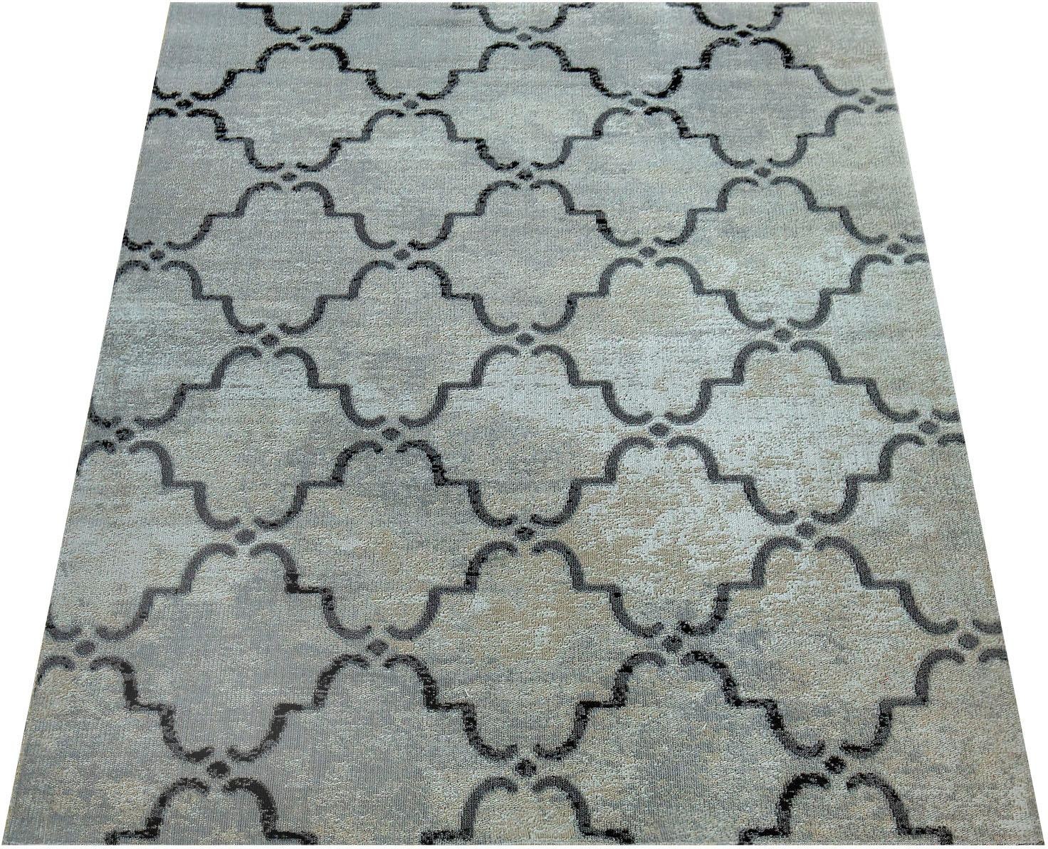 Image of Paco Home Teppich »Artigo 411«, rechteckig, 4 mm Höhe, Kurzflor, Vintage Design, In- und Outdoor geeignet, ideal im Wohnzimmer & Schlafzimmer bei Ackermann Versand Schweiz