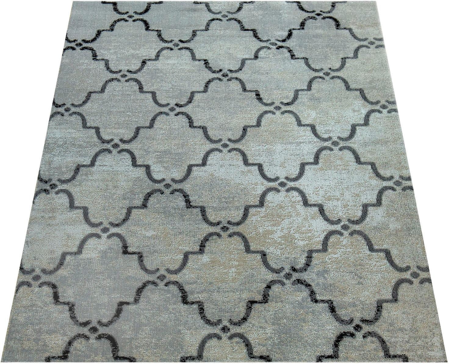 Image of Paco Home Teppich "Artigo 411" rechteckig 4 mm Höhe Kurzflor, Vintage Design, In- und Outdoor geeignet