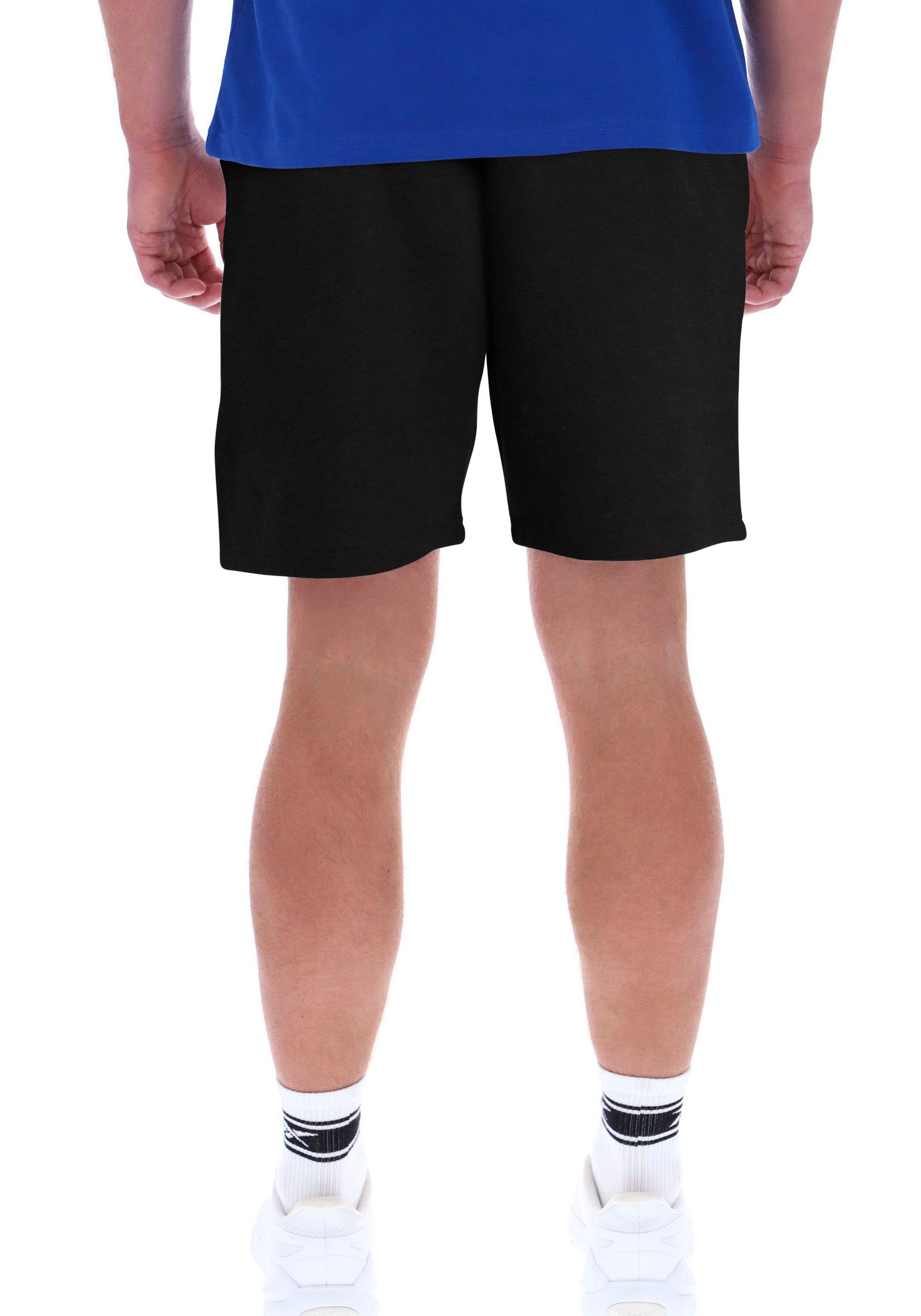 Reebok Sweatshorts »MARCUS SMALL LOGO FLEECE SHORTS«  style sportif, en shorts de survêtement, en coton et polyester