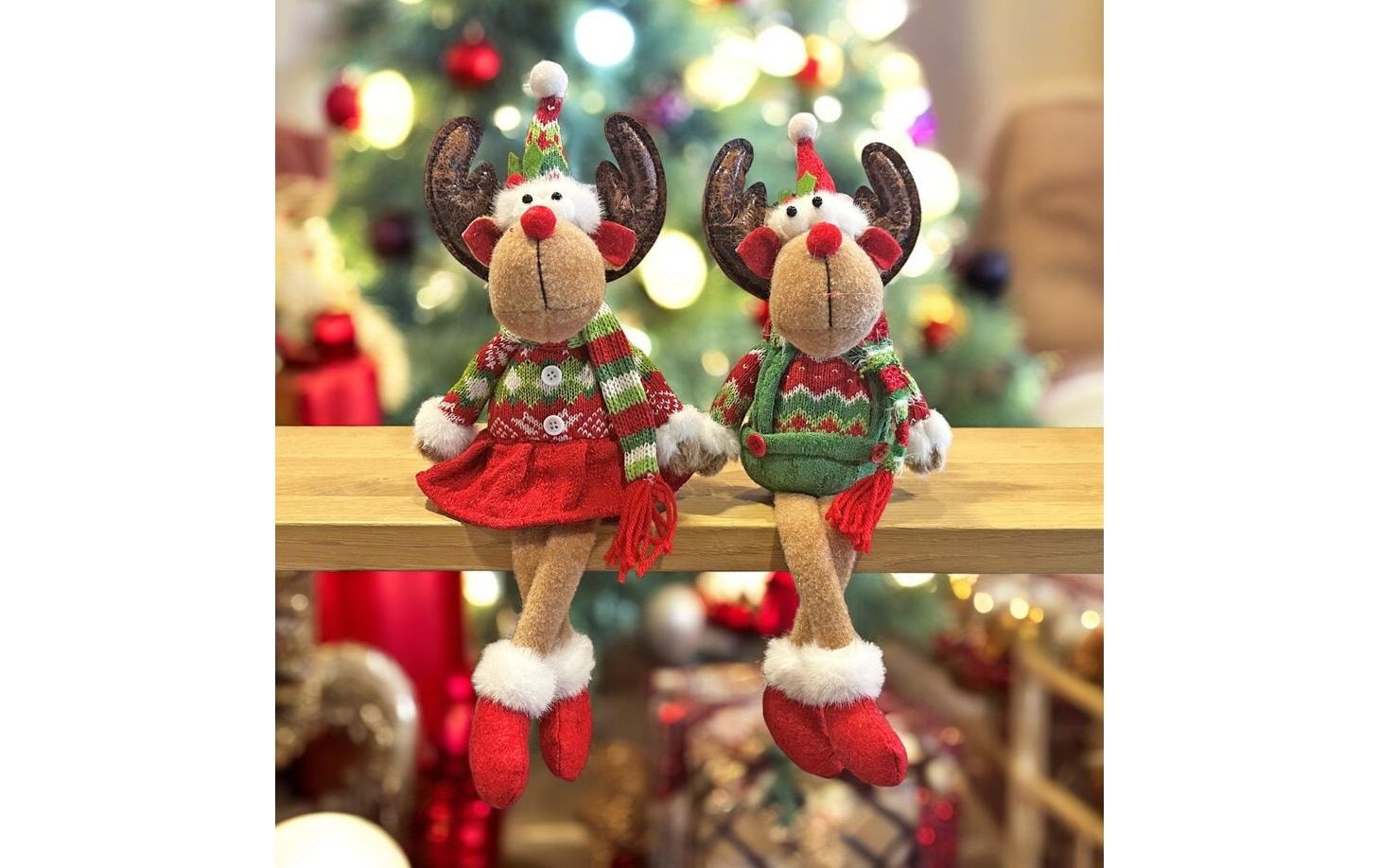   Weihnachtsfigur »Dameco Rentier 2-er Set«