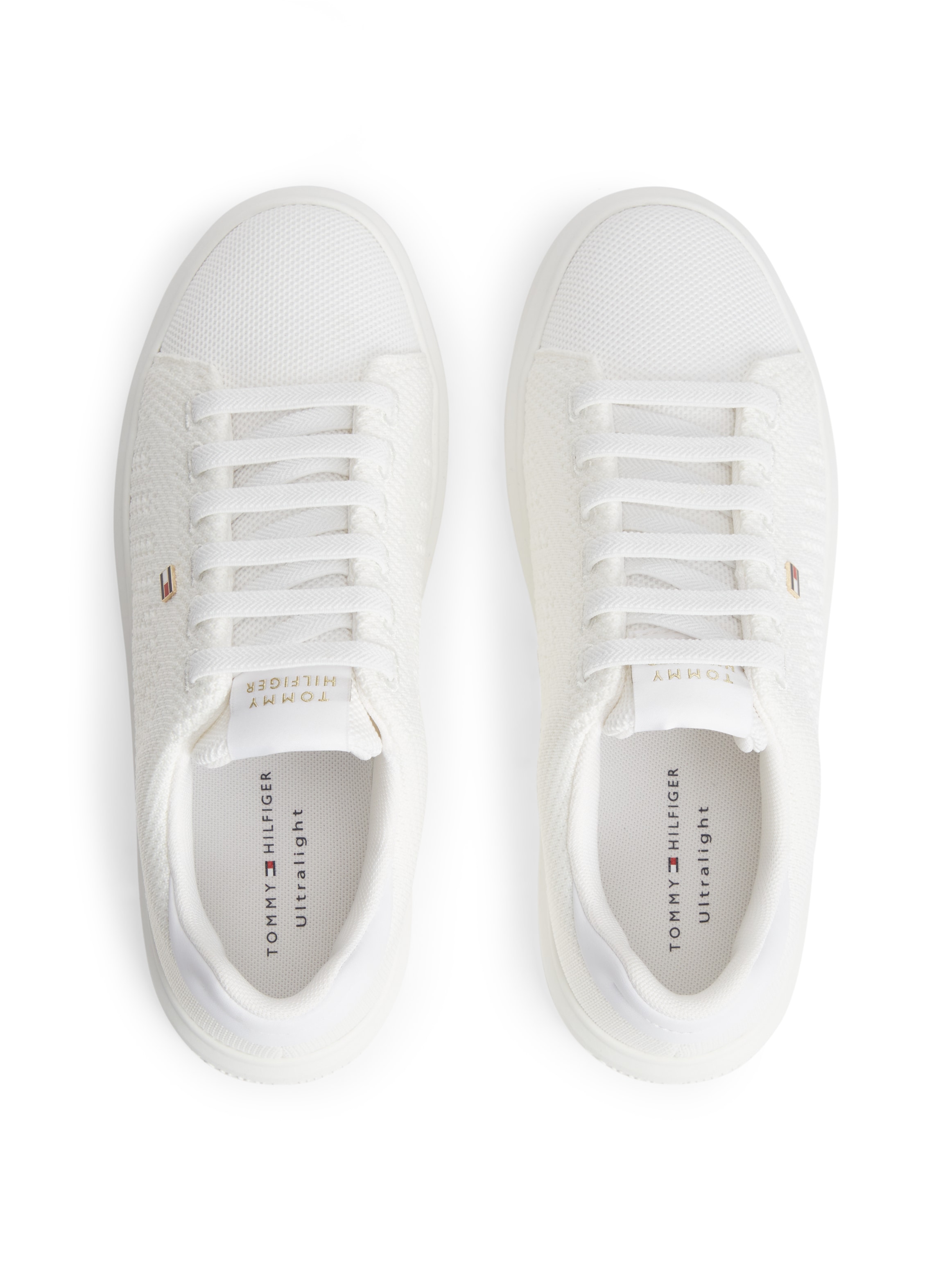 Tommy Hilfiger Sneakers »TH ICON LIGHT KNIT SNEAKER«  Freizeitschuh, Halbschuh, Schnürschuh in sommerlicher Strick-Optik