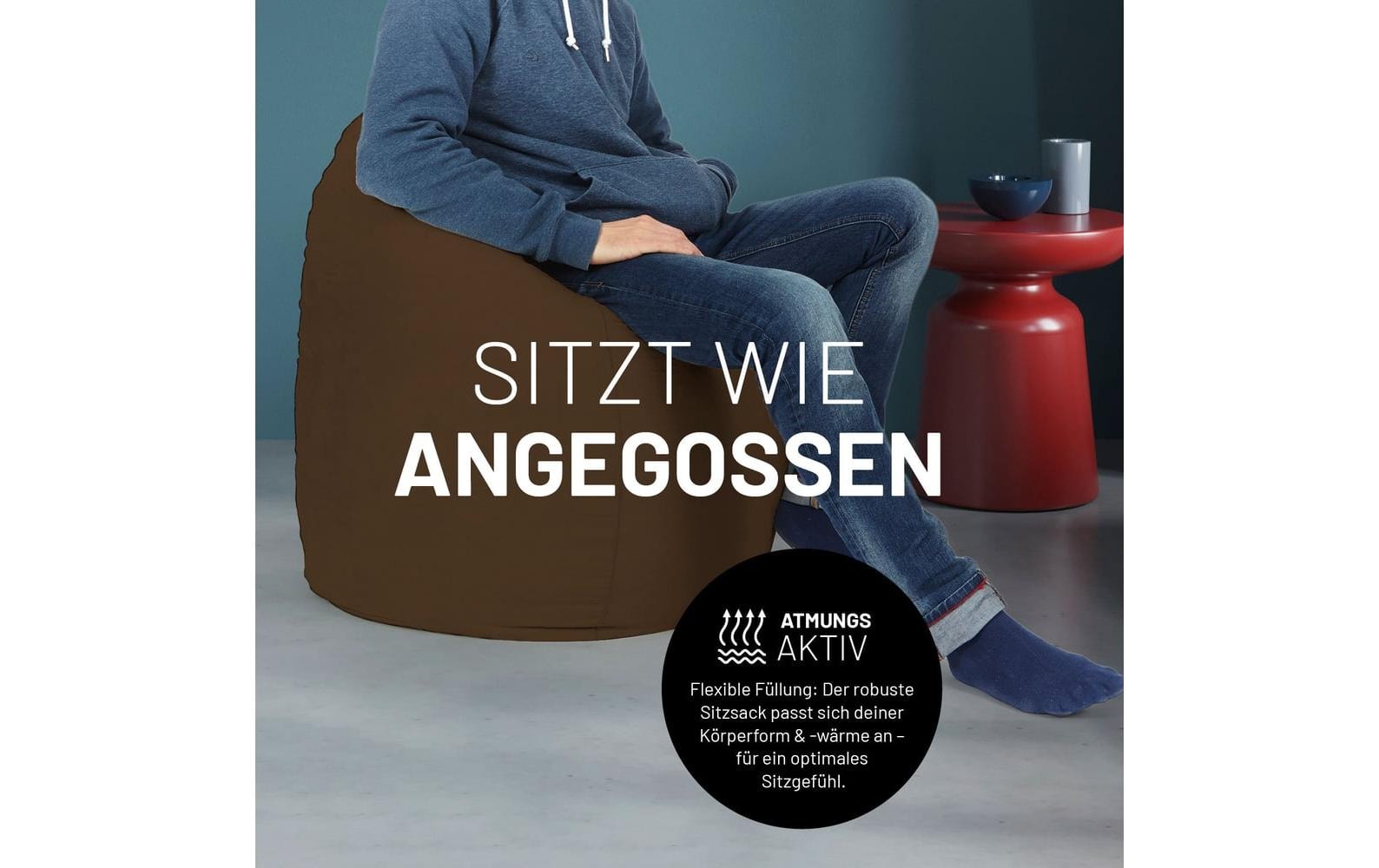 Lumaland Sitzsack »Lumaland Sitzsack In-& Outdoor 120 l «