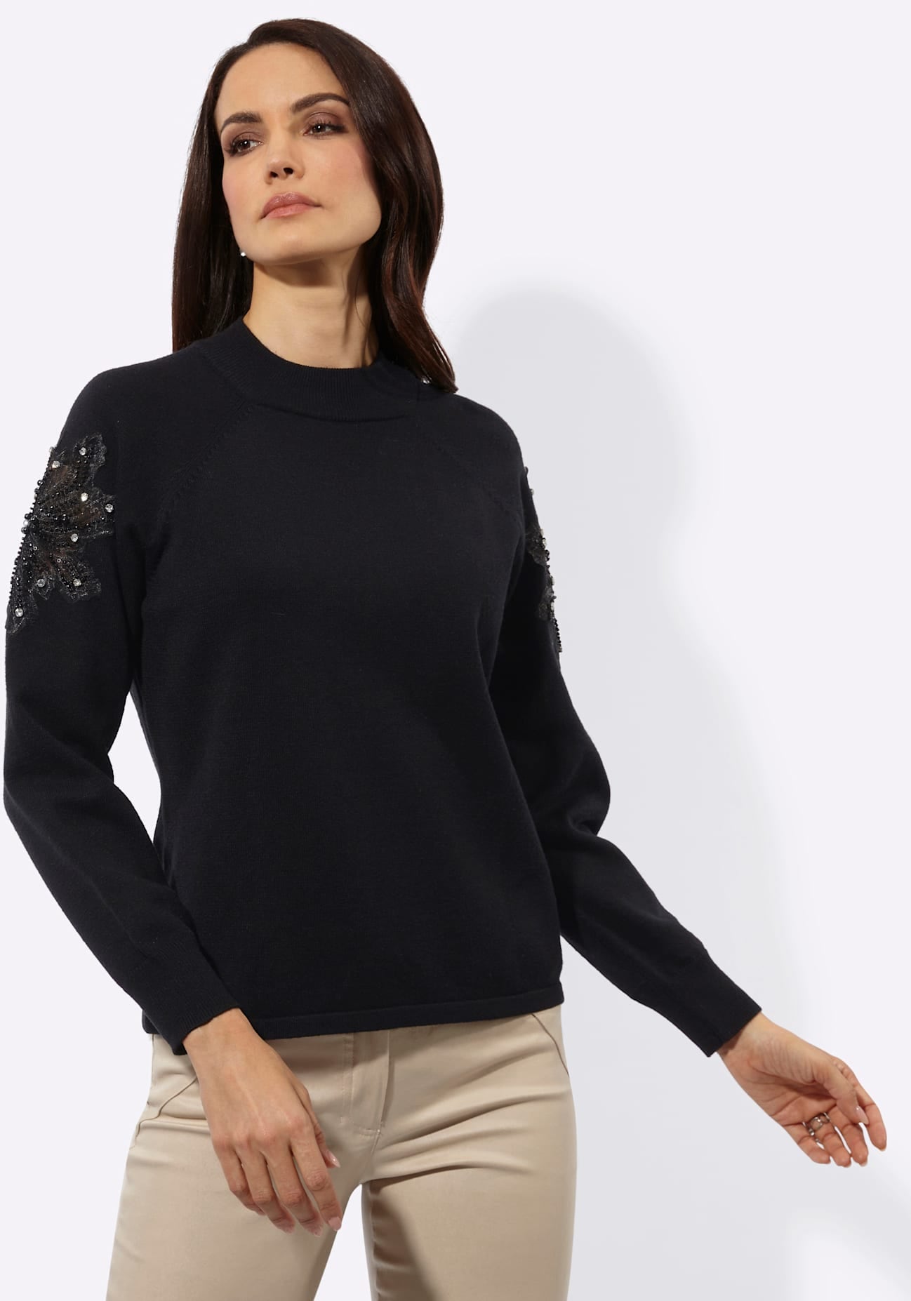 creation L Strickpullover »Modal-Mix-Pullover«