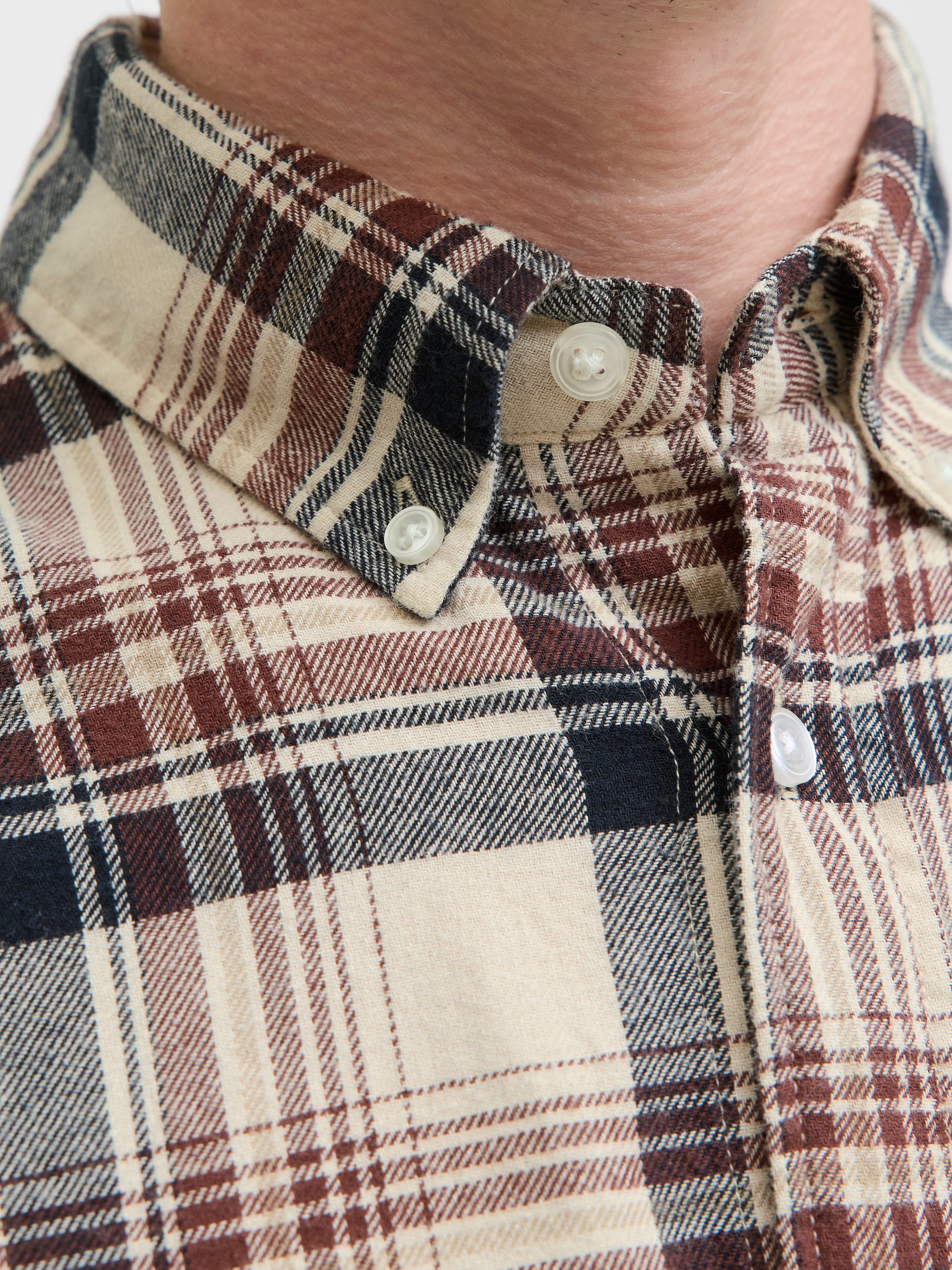 Jack & Jones Chemise à manches longues »JJECLASSIC FLANNEL CHECK SHIRT LS SN«