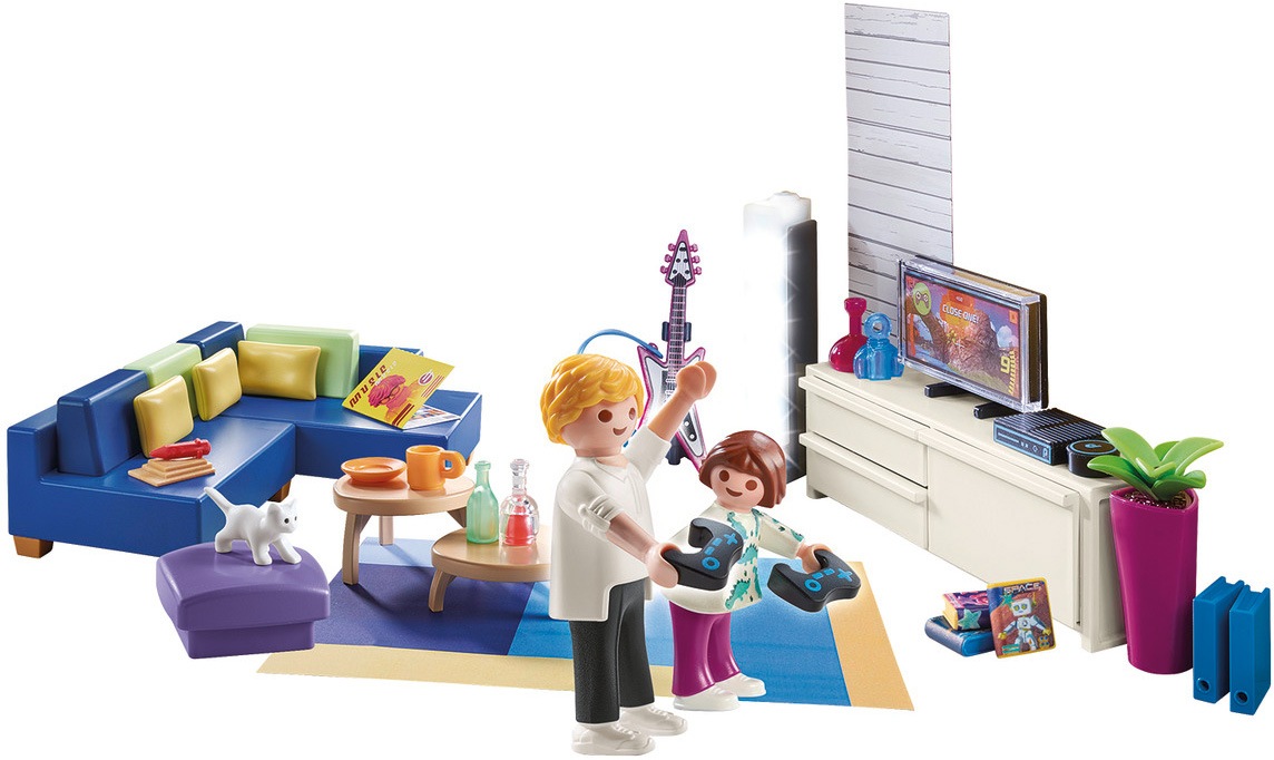 Playmobil® Konstruktions-Spielset »Wohnzimmer (70989), City Life«, (71 St.), Made in Germany