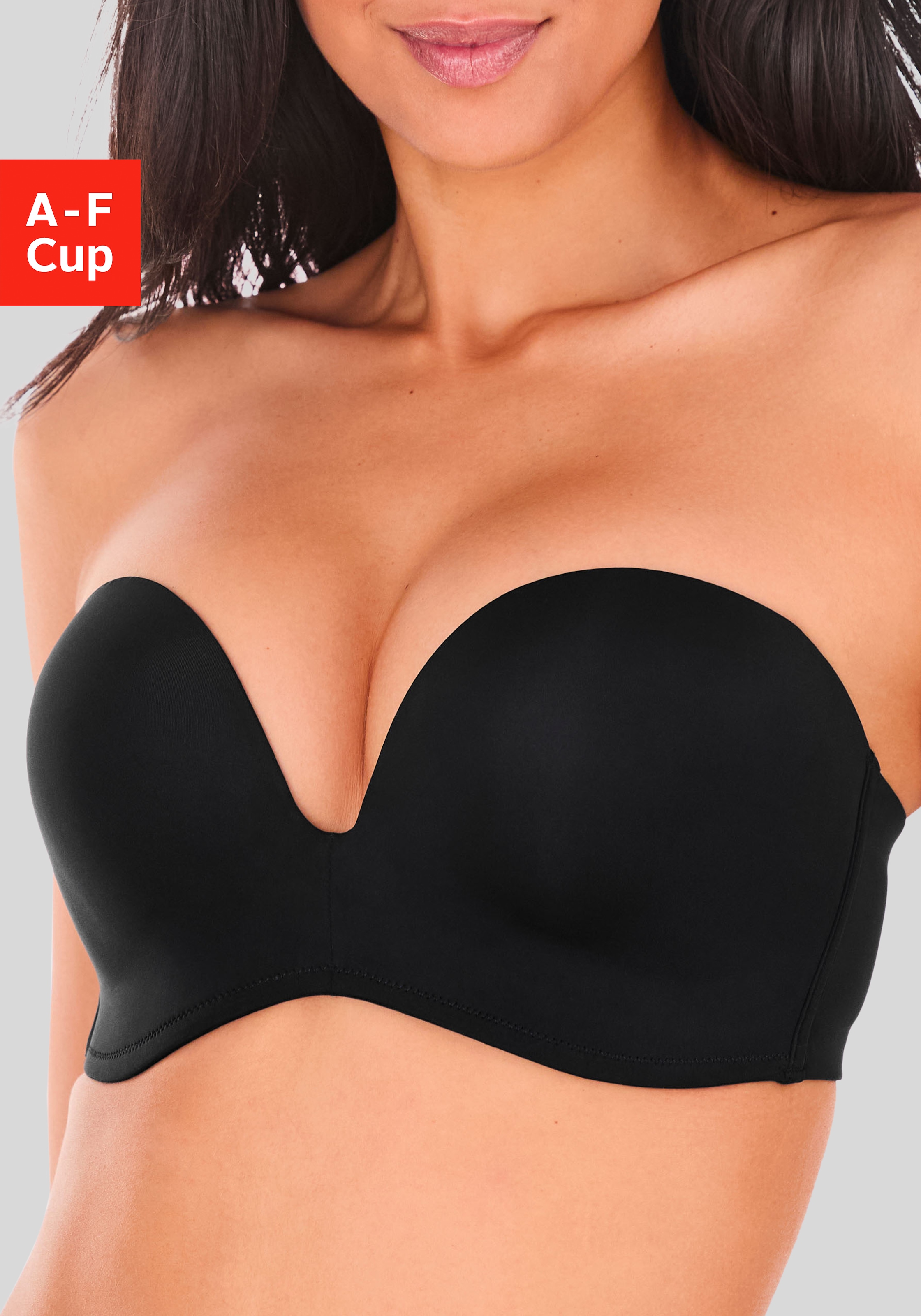 Image of LASCANA Multiway-BH mit 3 Tragevarianten, Push-up-Kissen – grosse Grössen, Sommer