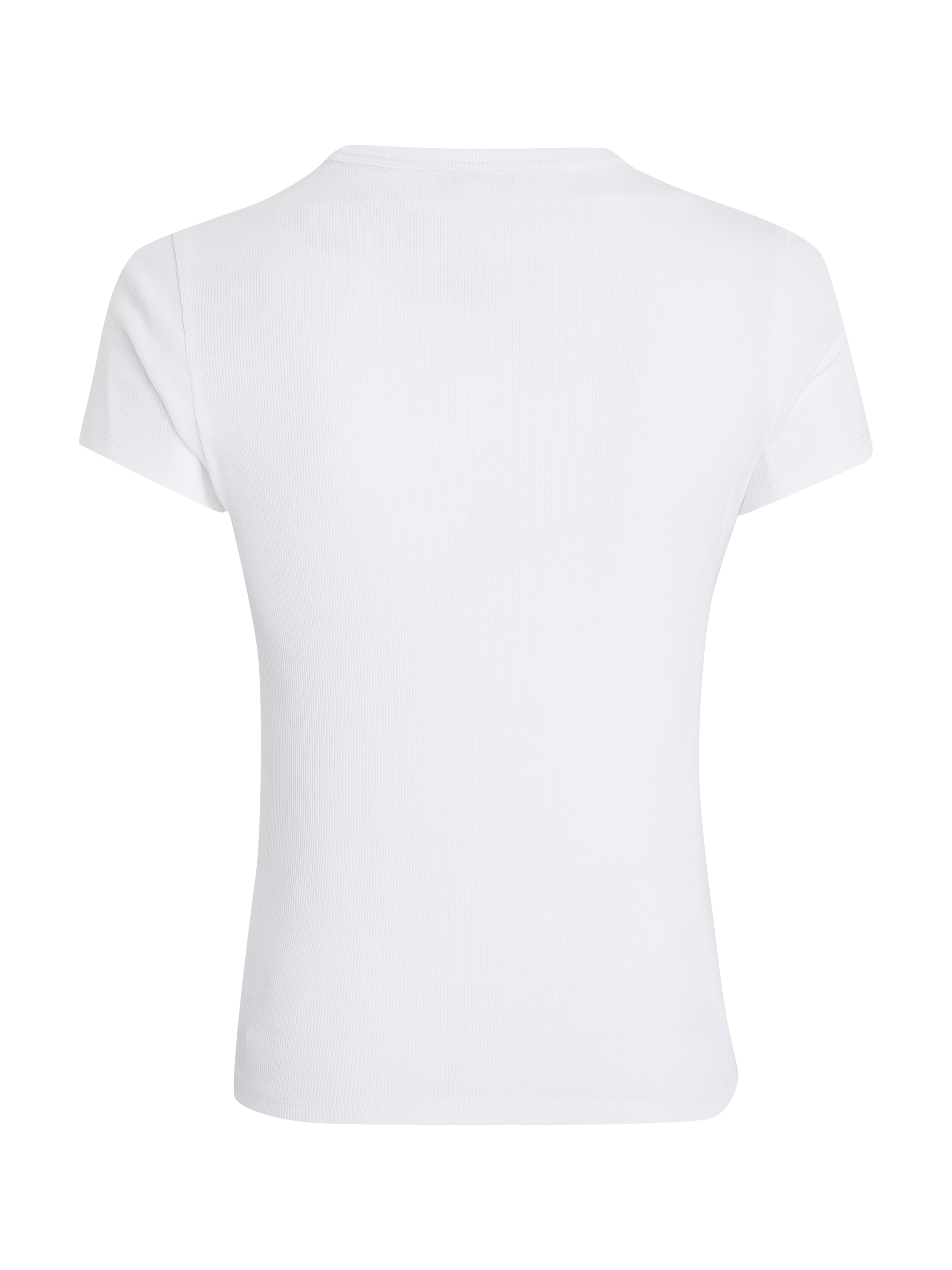Tommy Jeans Curve T-Shirt »Slim Essential Rib«, Grosse Grössen