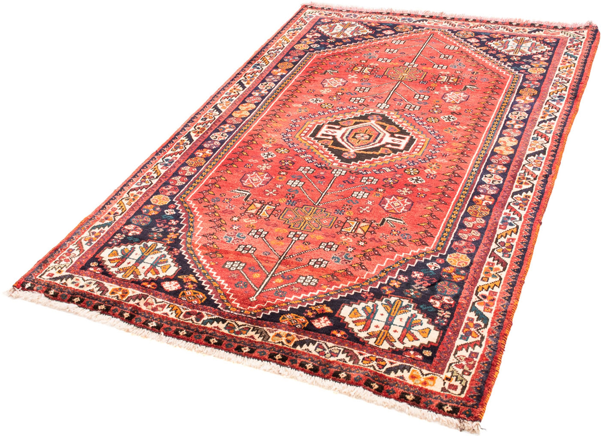 Image of morgenland Orientteppich »Perser - Nomadic - 166 x 107 cm - rot«, rechteckig, 10 mm Höhe, Wohnzimmer, Handgeknüpft, Einzelstück mit Zertifikat bei Ackermann Versand Schweiz