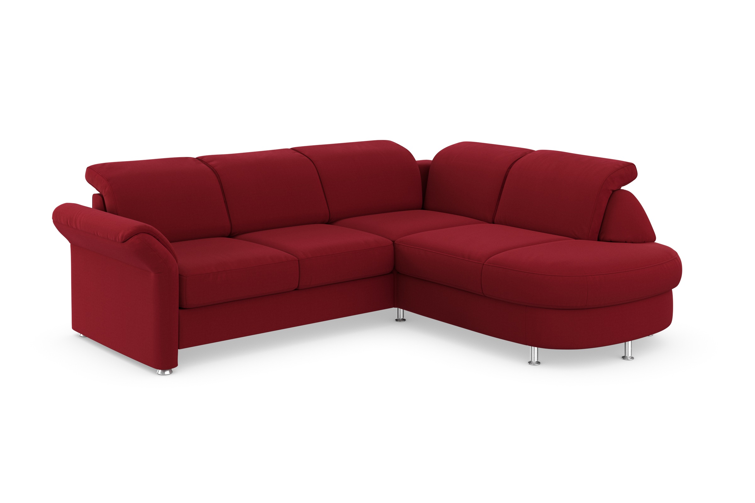 sit&more Ecksofa »Apulia L-Form«, wahlweise Bettfunktion, Bettkasten und Kopf- und Armteilverstellung