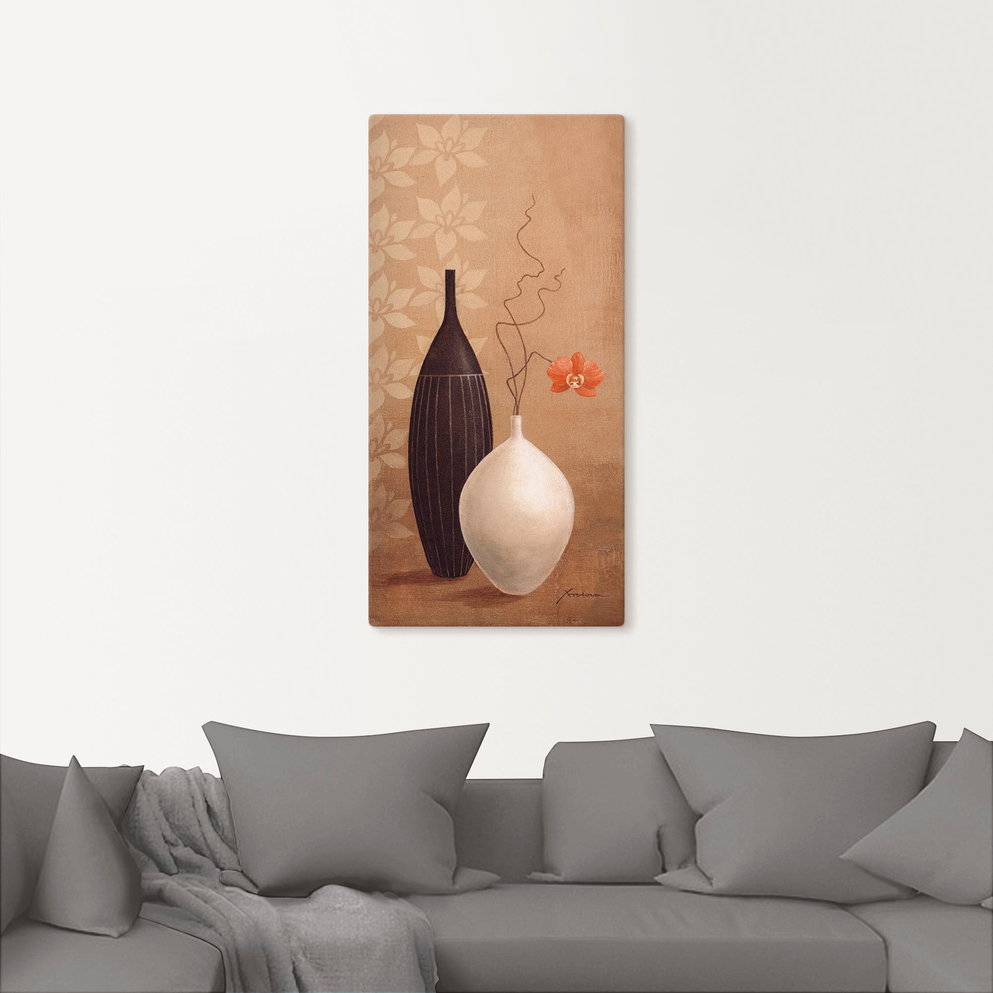 Artland Wandbild »Schmalhalsvase«, Vasen & Töpfe, (1 St.), als Alubild, Outdoorbild, Leinwandbild, Wandaufkleber, versch. Grössen