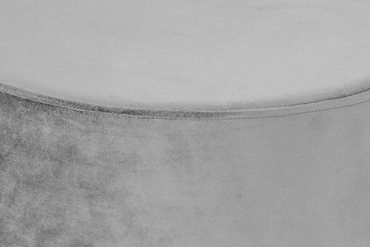 Kayoom Hocker »Nano 510, Hocker in stilvollem Design,weiche Schaumstoff-Sitzfläche«, (1 St.), Golz Akzente, mit pflegeleichtem Stoffbezug, grosse runde Form