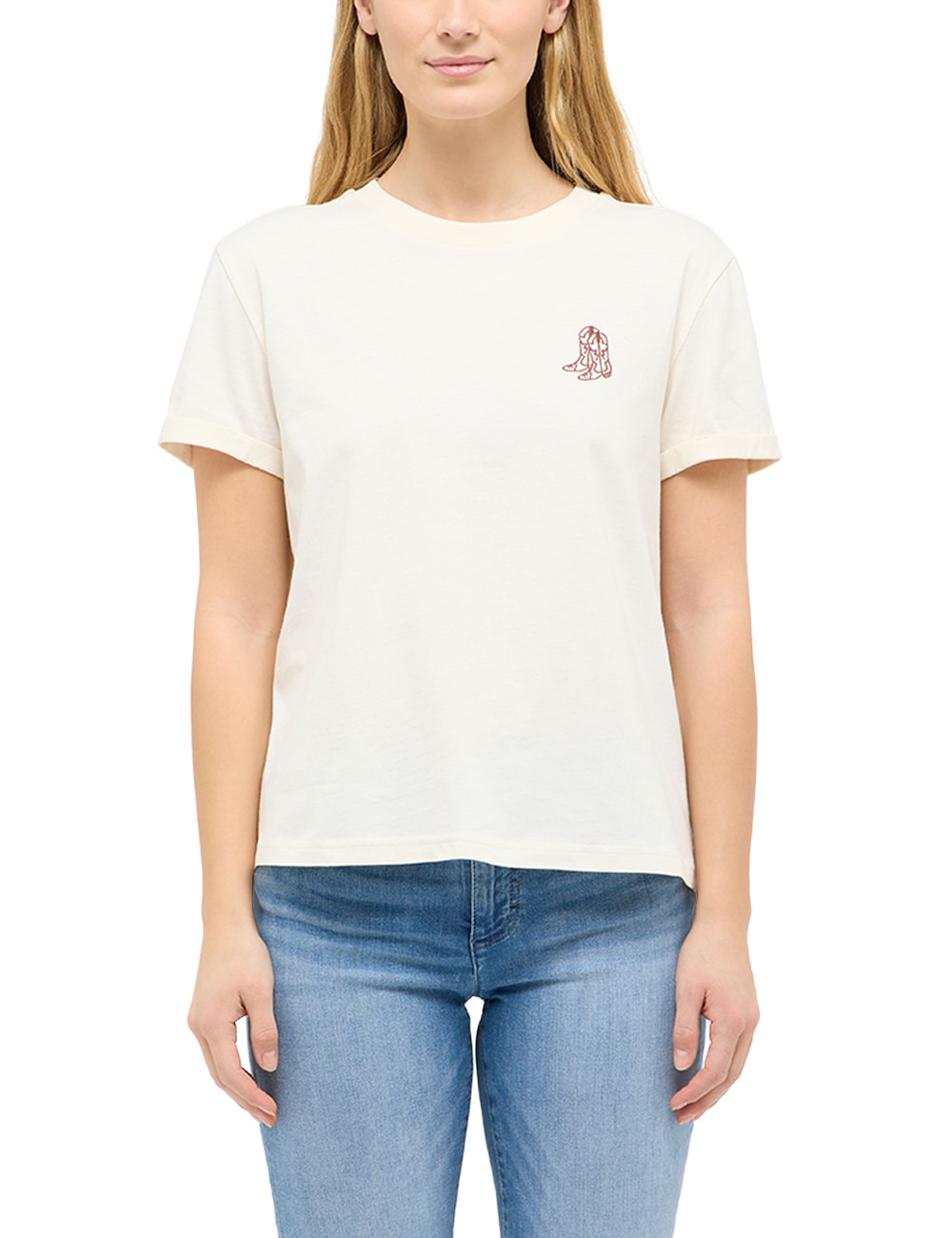 Image of MUSTANG Kurzarmshirt "Damen Style Monroe"