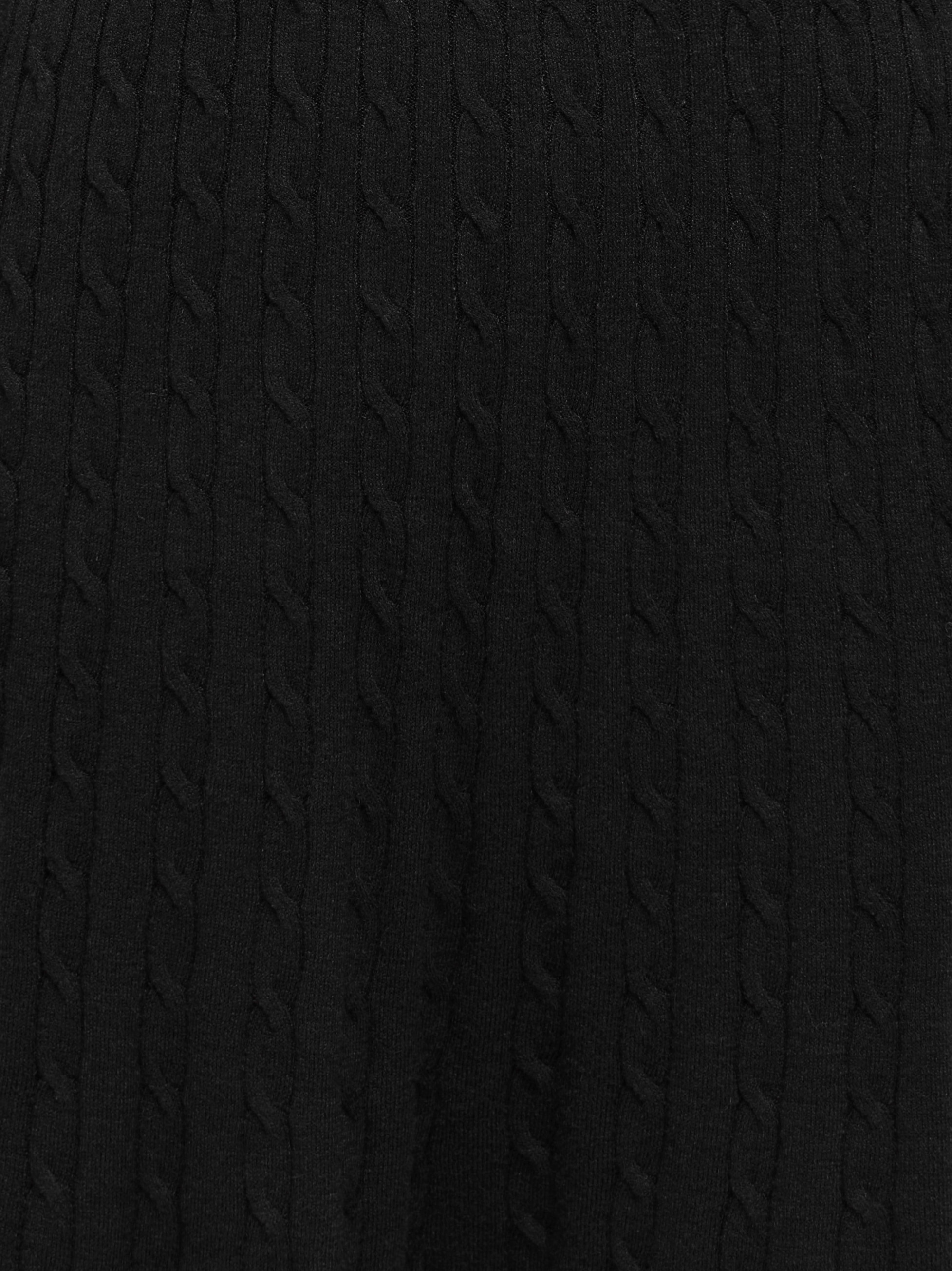 ONLY Robe en tricot »ONLIBI LS O-NECK CABLE DRESS CC KNT« mélange viscose, coupe régulière