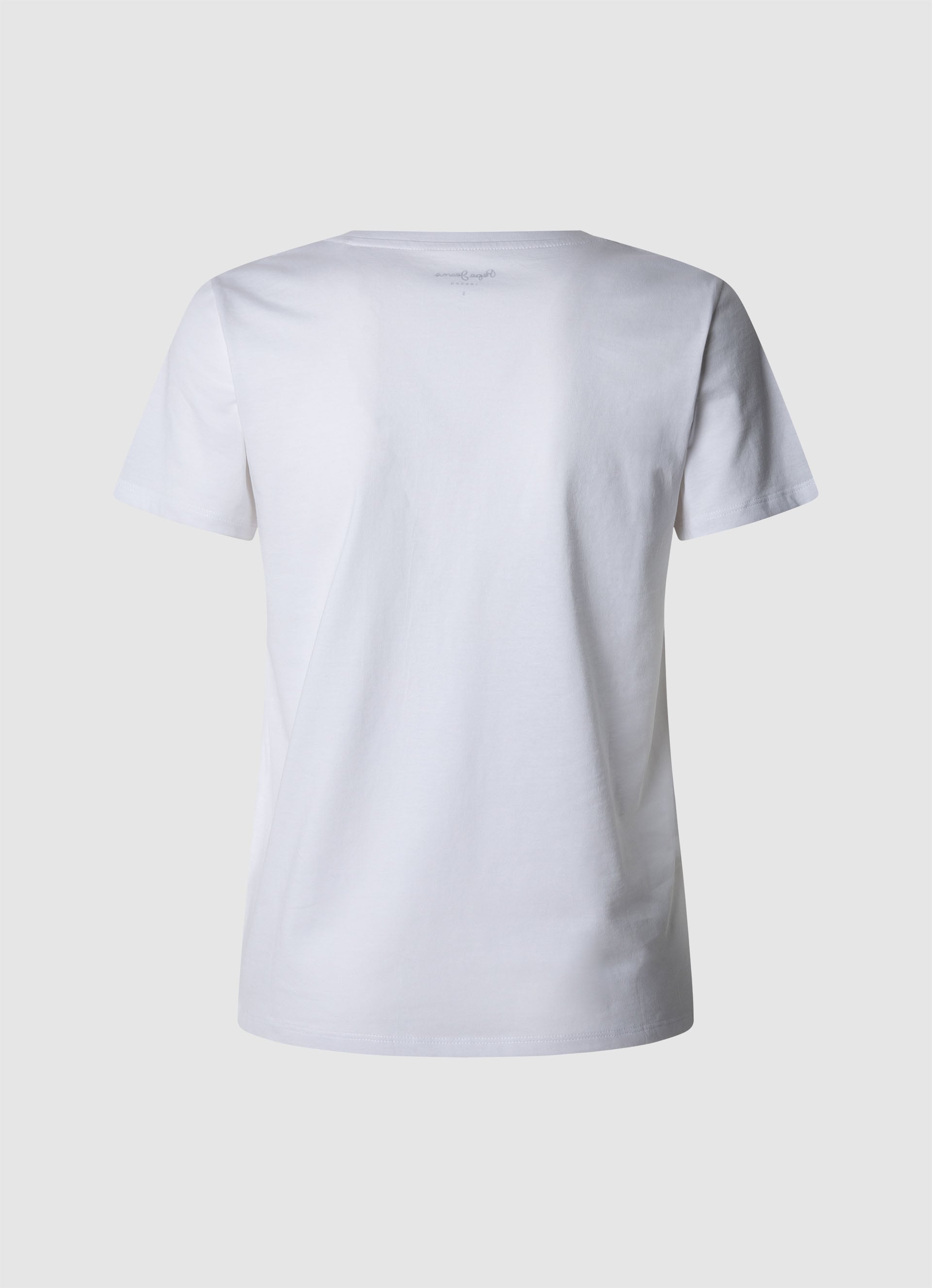 Pepe Jeans V-Shirt »MACY V-NECK«, mit Logoschriftzug