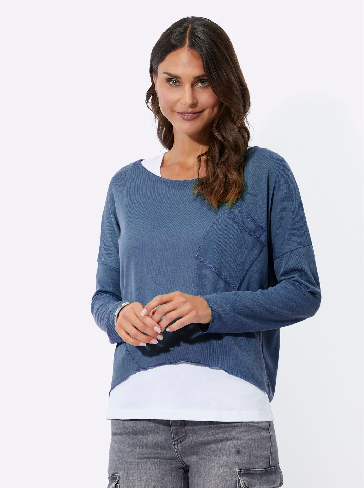 Inspirationen Oversize-Shirt »Shirt + Top«, (1 tlg.)