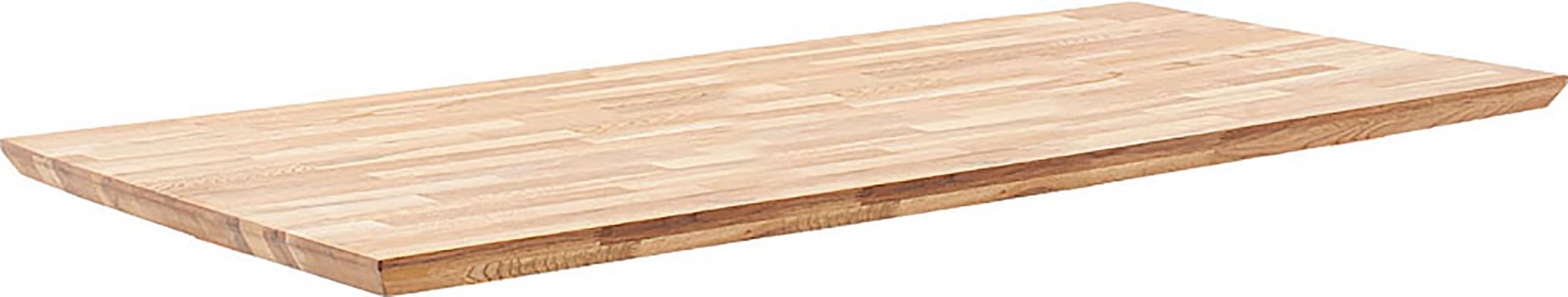 MCA living Esstisch »Zeballos, TOPSELLER!«, (1 St., Holztisch), Tischplatte aus Zerreiche, Schweizer Kante, belastbar bis 100 Kg