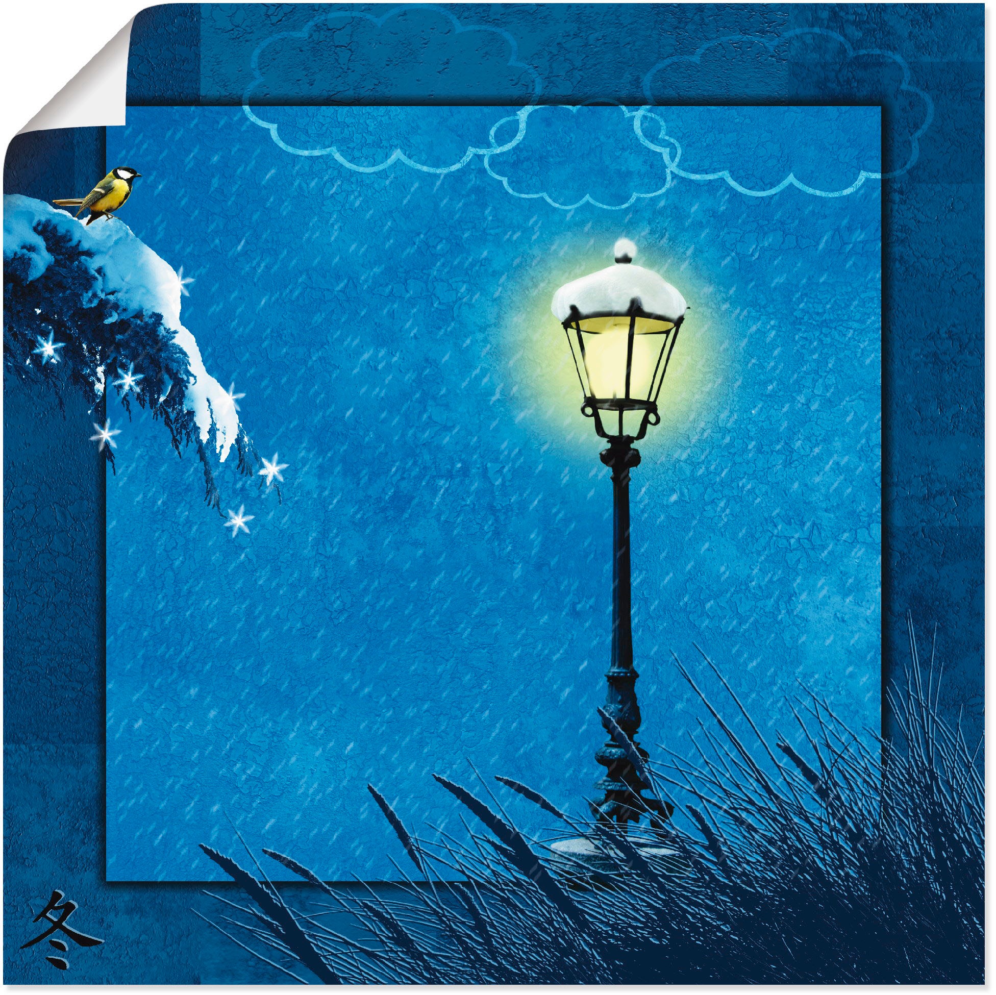 Image of Artland Wandbild »Serie vier Jahreszeiten IV«, Vier Jahreszeiten, (1 St.), in vielen Grössen & Produktarten -Leinwandbild, Poster, Wandaufkleber / Wandtattoo auch für Badezimmer geeignet bei Ackermann Versand Schweiz