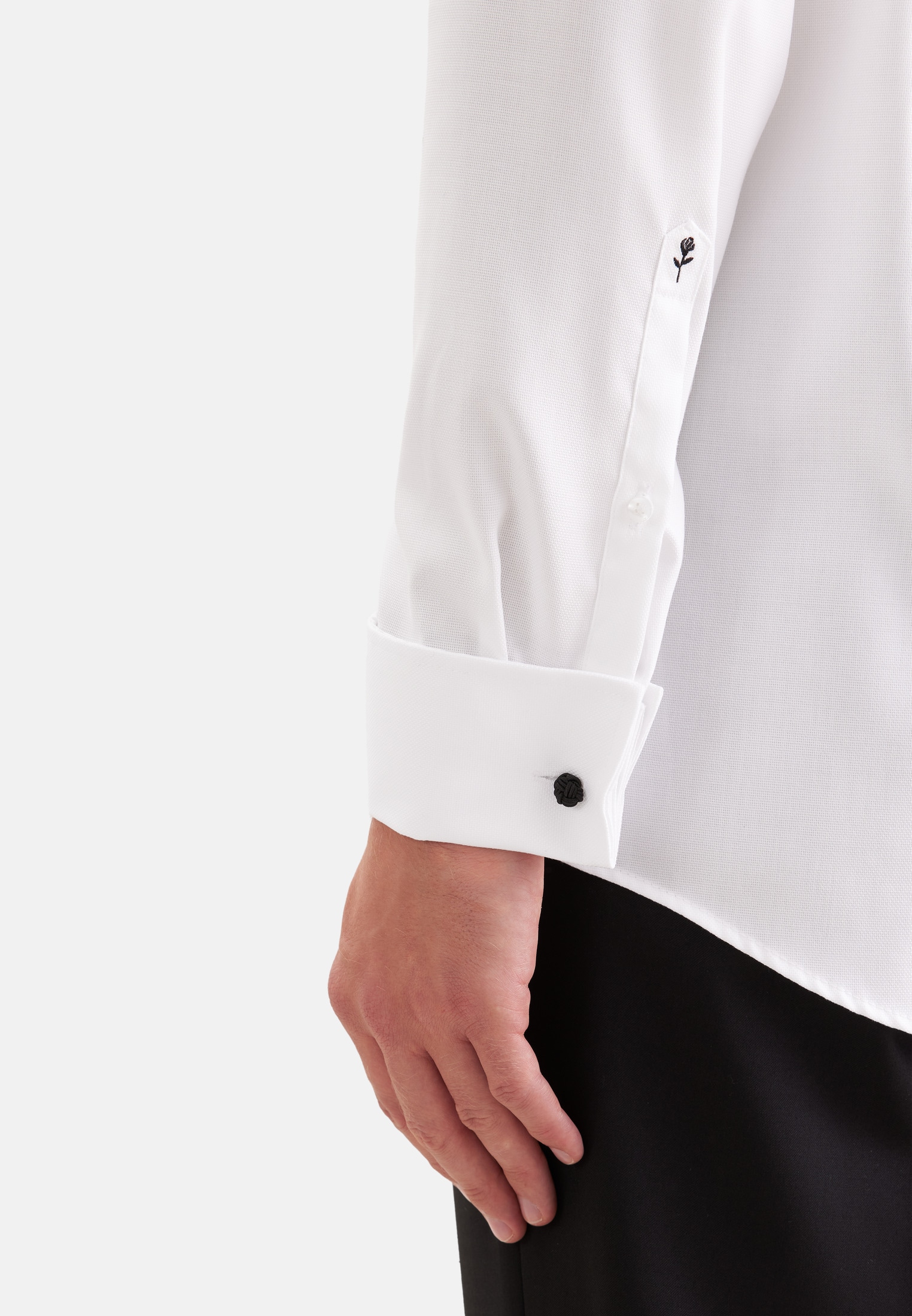 seidensticker Chemise de smoking »Schwarze Rose« Gala Uni
