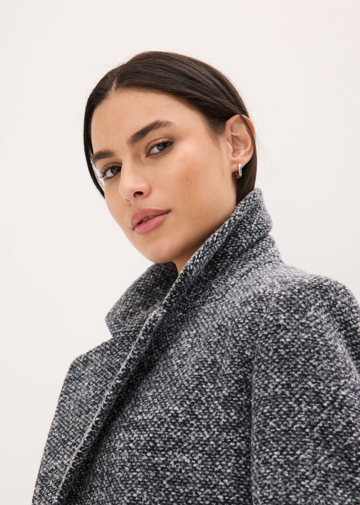 bonprix Manteau court »Kurzmantel in Wolloptik« aus Polyester und Wolle, vollständig gefüttert, lockere Passform