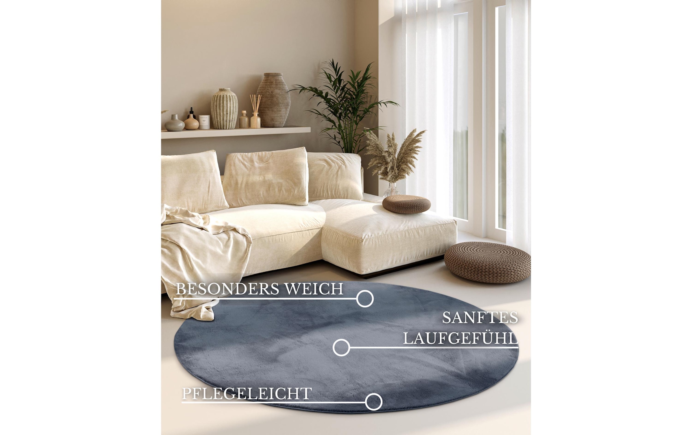 Villeroy & Boch Teppich »Leon 160 cm x 160 cm«