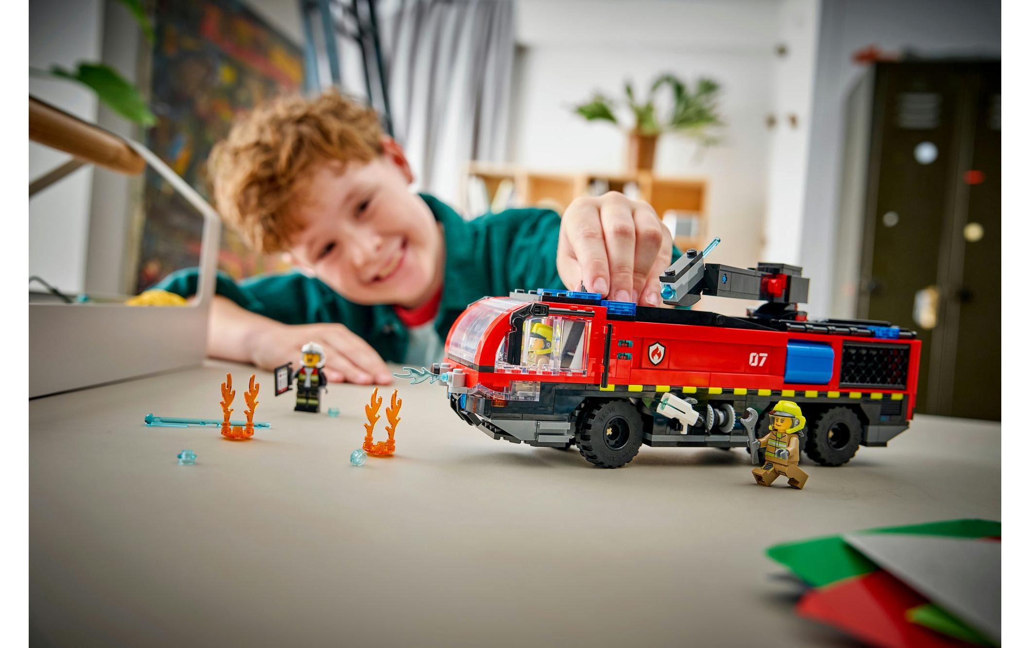   Konstruktionsspielsteine »City Flughafenlöschfahrzeug 60499« Kategorie: Polizei & Feuerwehr