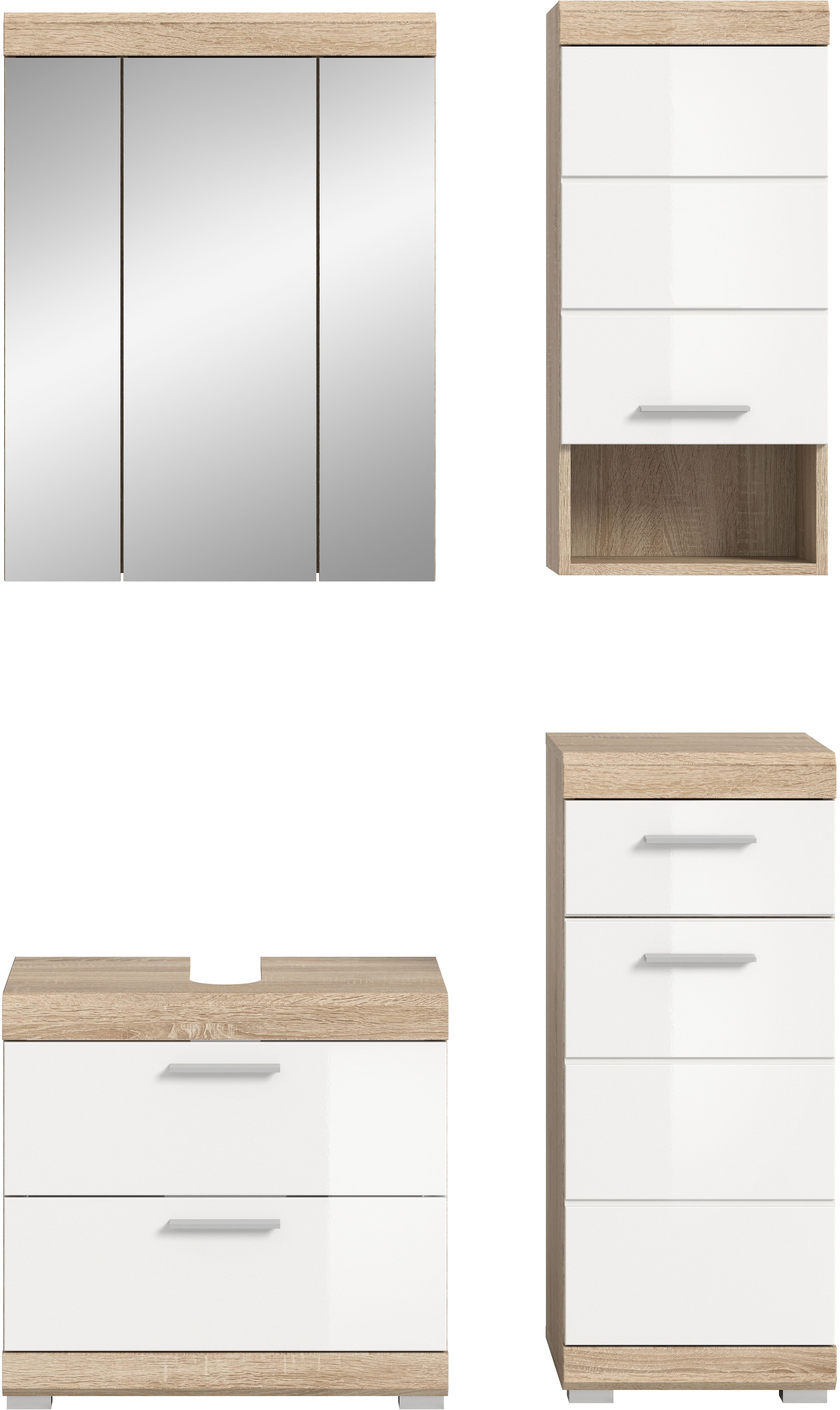 INOSIGN Badmöbel-Set »Siena, 4 teilig, bestehend aus:« Set, TOPSELLER!, 4 Stk. tlg.