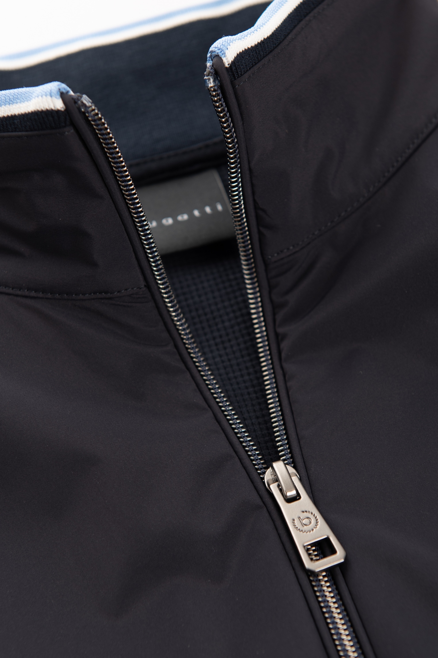 bugatti Sweatjacke, mit Reiskornstruktur