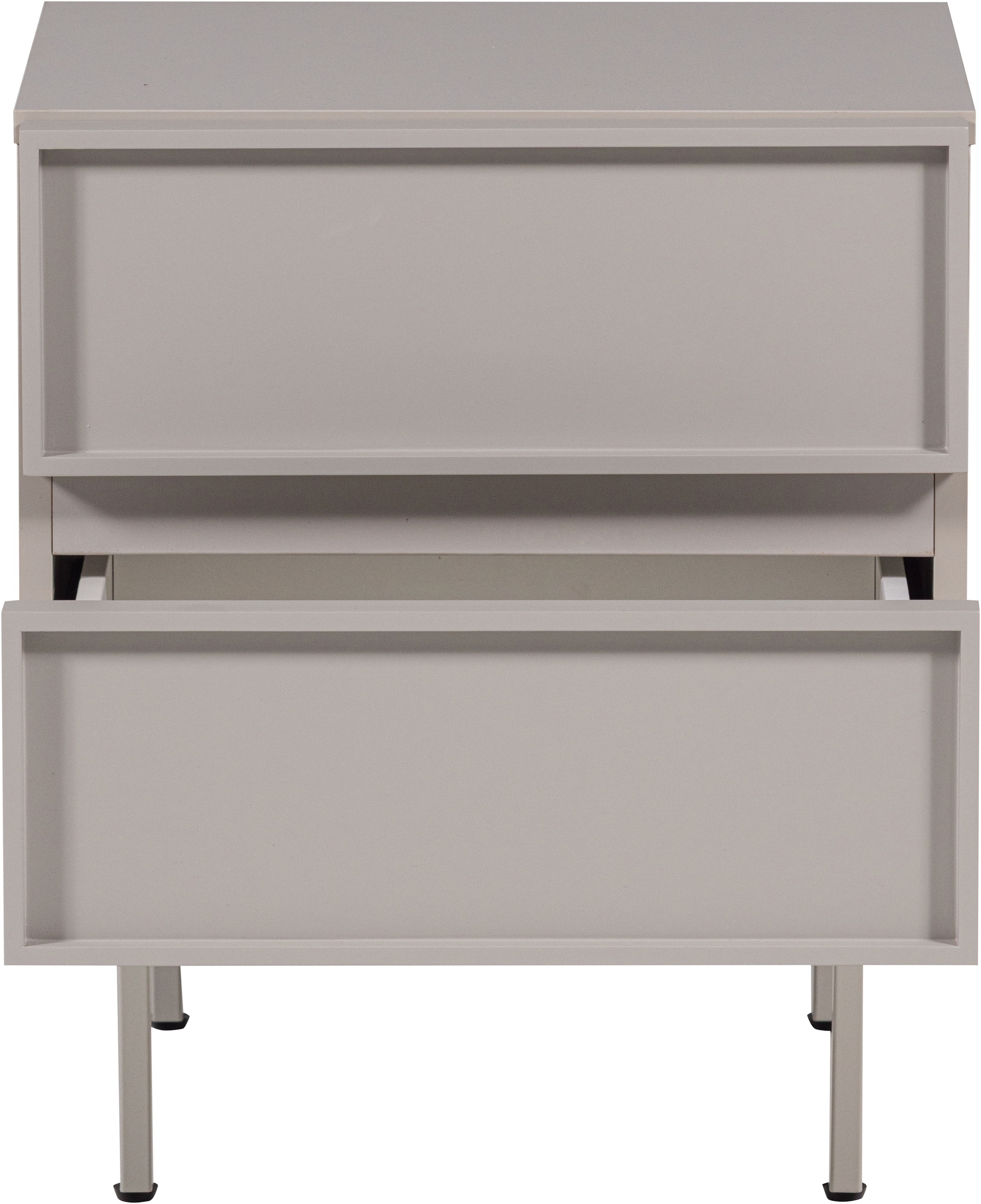 WOOOD Table de nuit »Tours mit kompakter Ausführung und Melamin-MDF B 45 x T 42 x H 51 cm« Surface déperlante, capacité de charge du plateau 50 kg