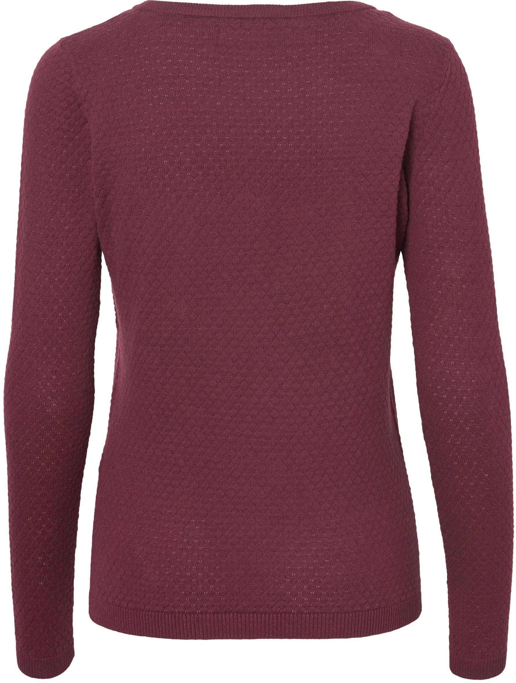 Vero Moda Rundhalspullover »VMCARE STRUCTURE LS O-NECK BLOUSE« aus Bio-Baumwolle