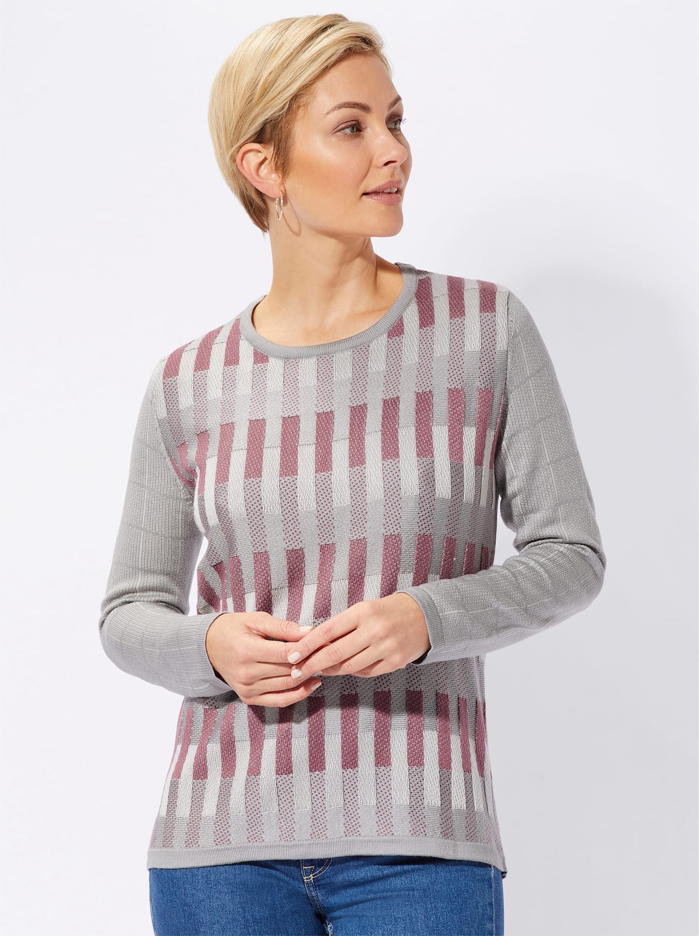 Casual Looks Rundhalspullover »Pullover«