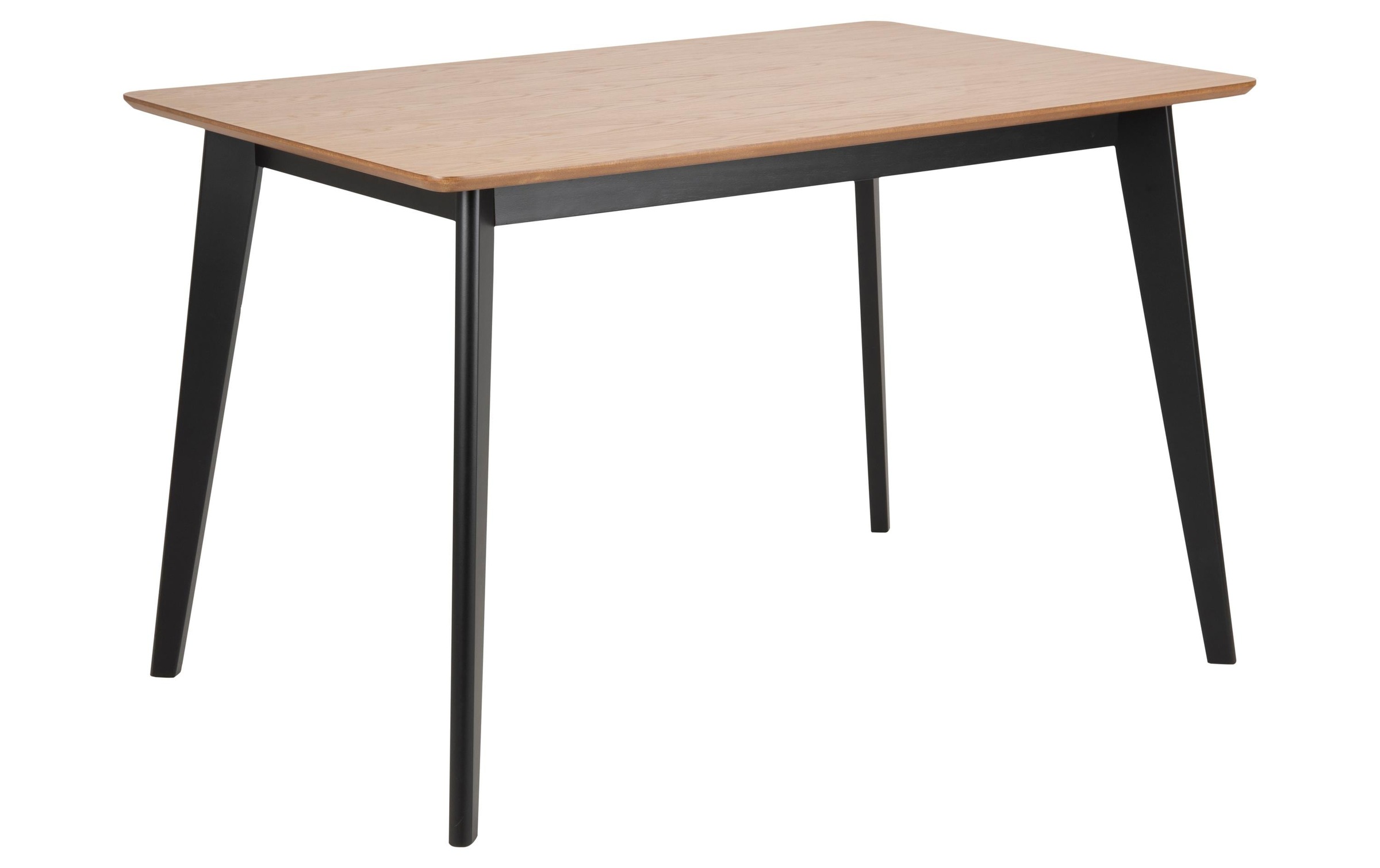 Image of AC Design Esstisch "Roxby 120 x 80 x 76 cm, Nature/Schwarz"