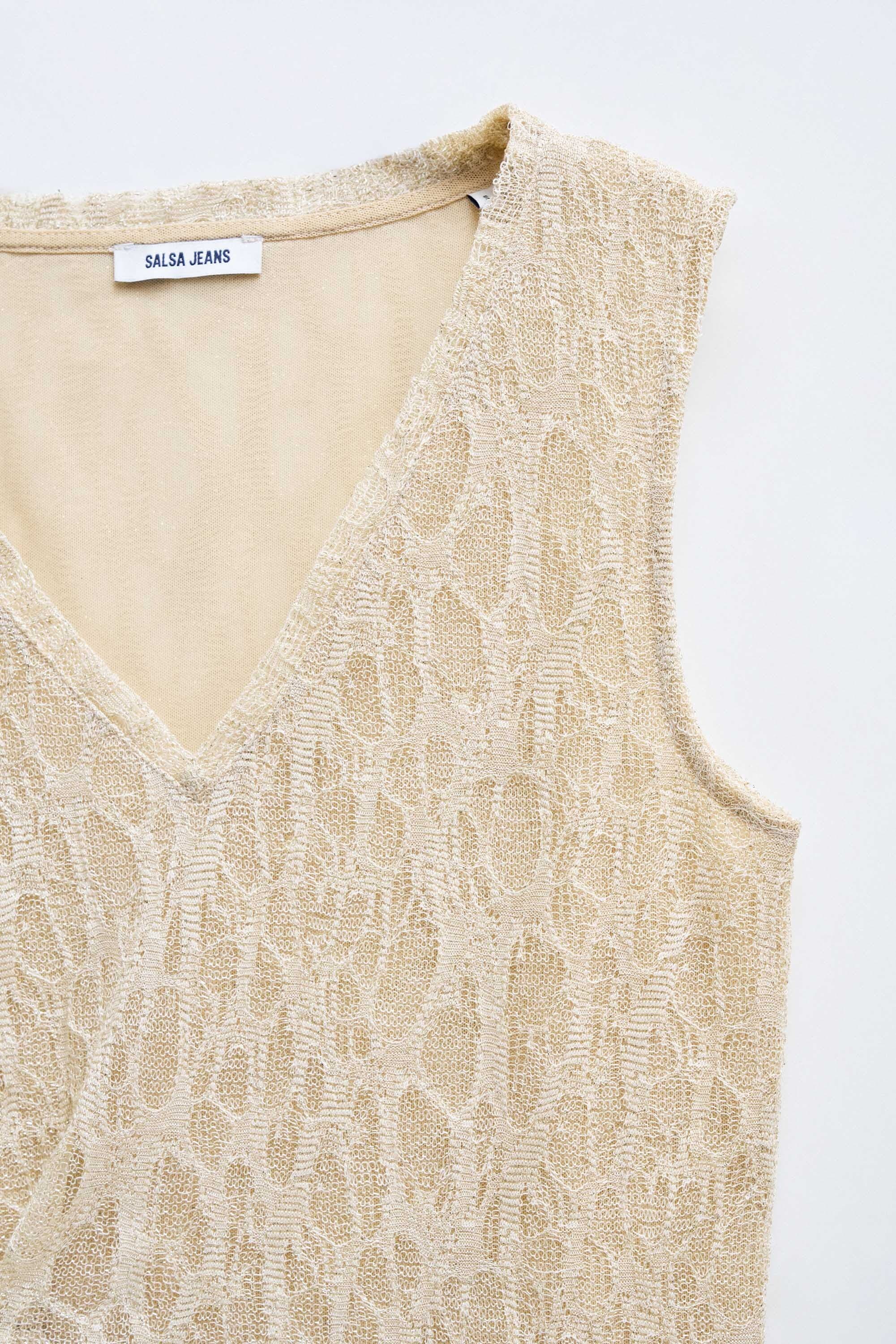 Salsa Tanktop »Salsa Jeans Top Sparkling Knit Top«