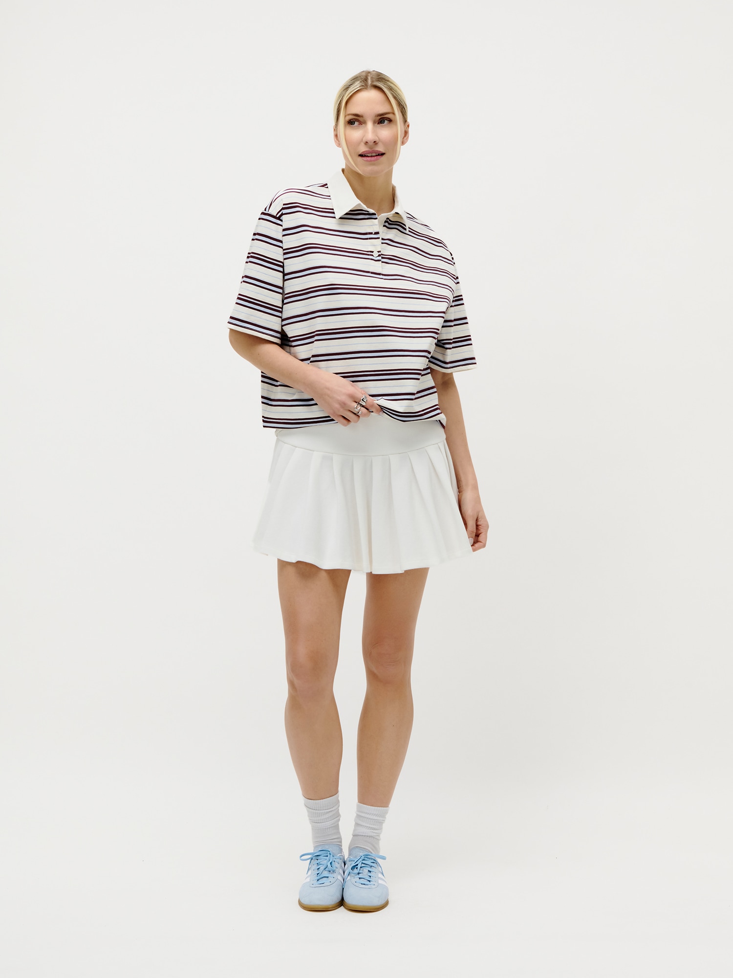 LeGer Polo »Cora, LeGer by Lena Gercke« aus Baumwolle, Oversize Fit